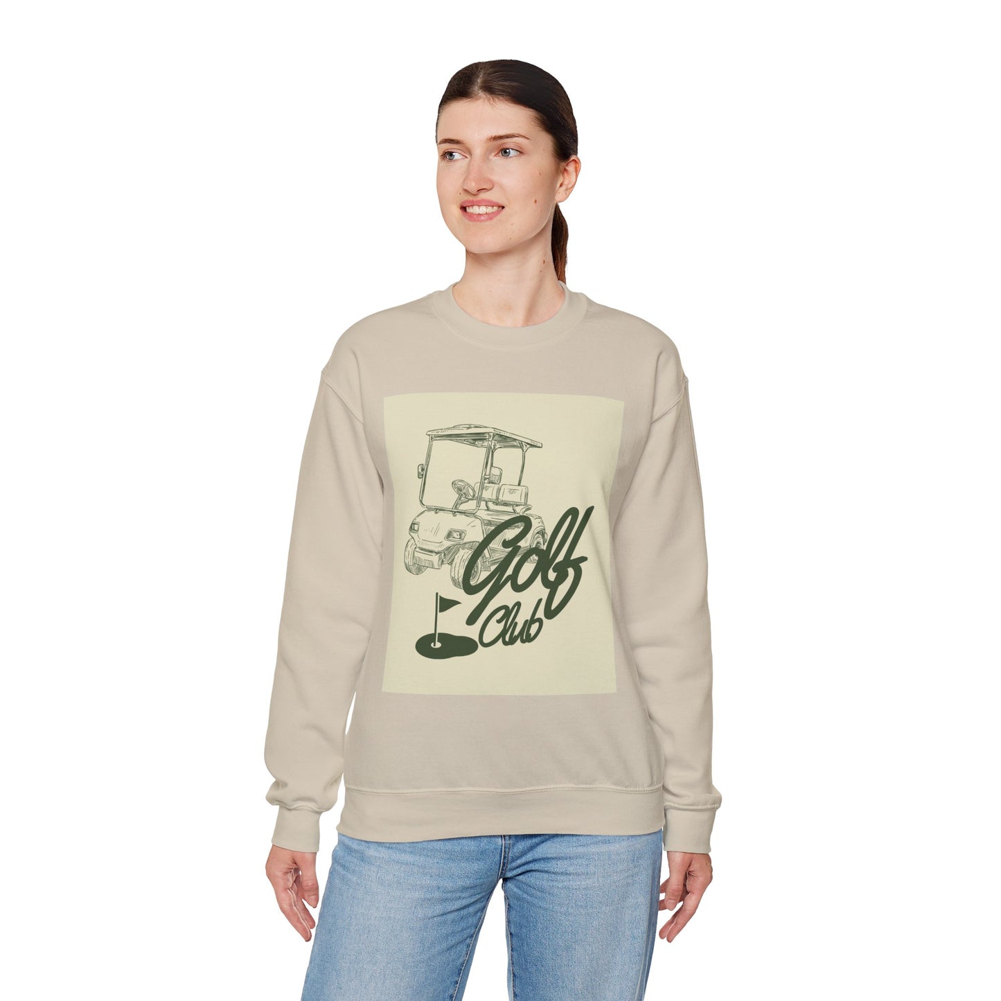 ‘Golf Club’ Unisex Heavy Blend™ Crewneck Sweatshirt