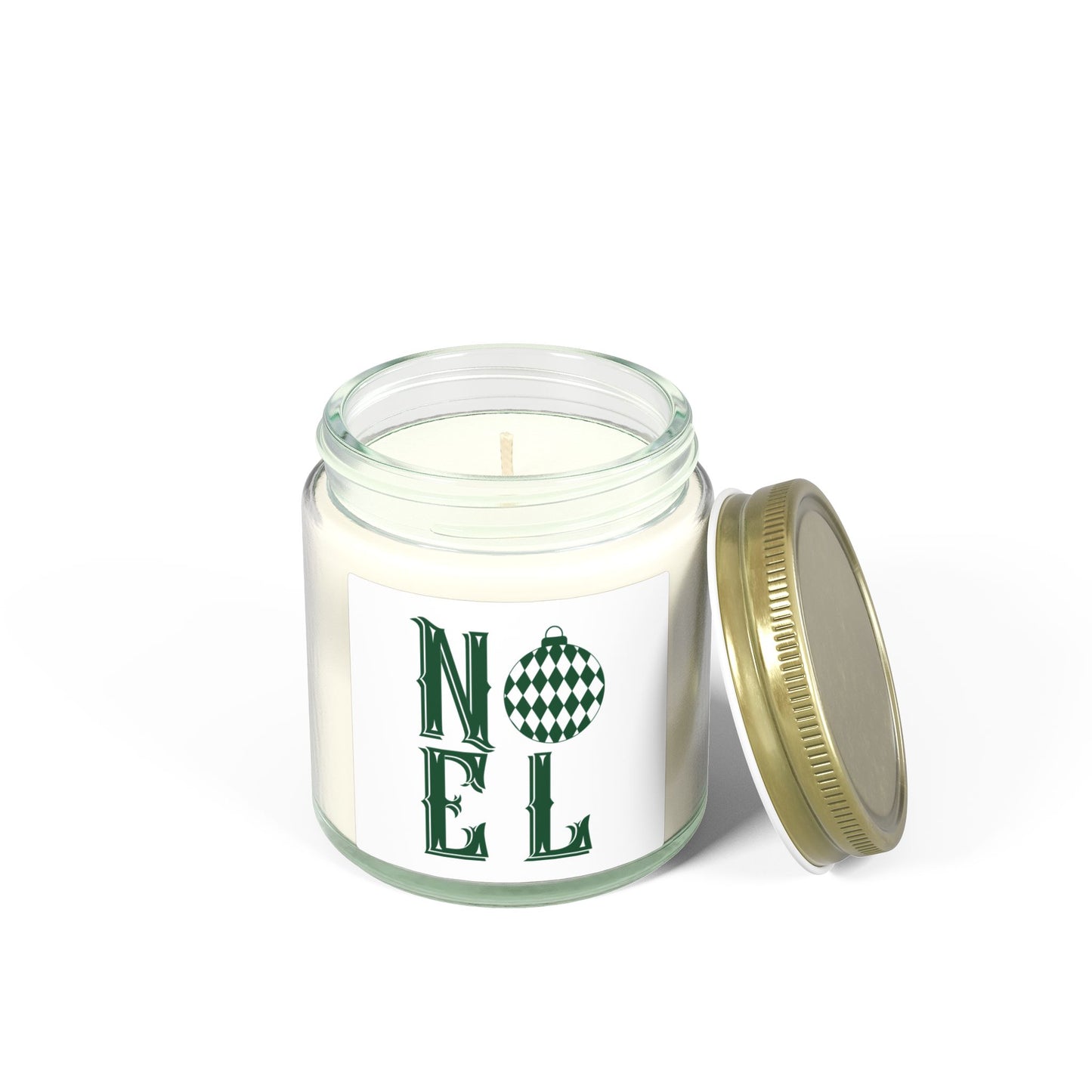 Noel Scented Candles, Coconut Apricot Wax (4oz, 9oz)