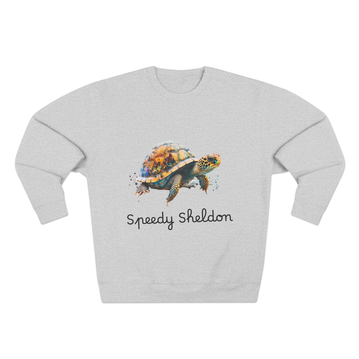 ‘Speedy Sheldon’ Turtle Unisex Crewneck Sweatshirt