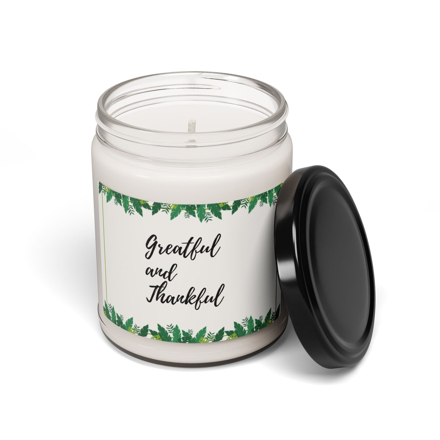 ‘Greatful and Thankful’ Scented Soy Candle, 9oz