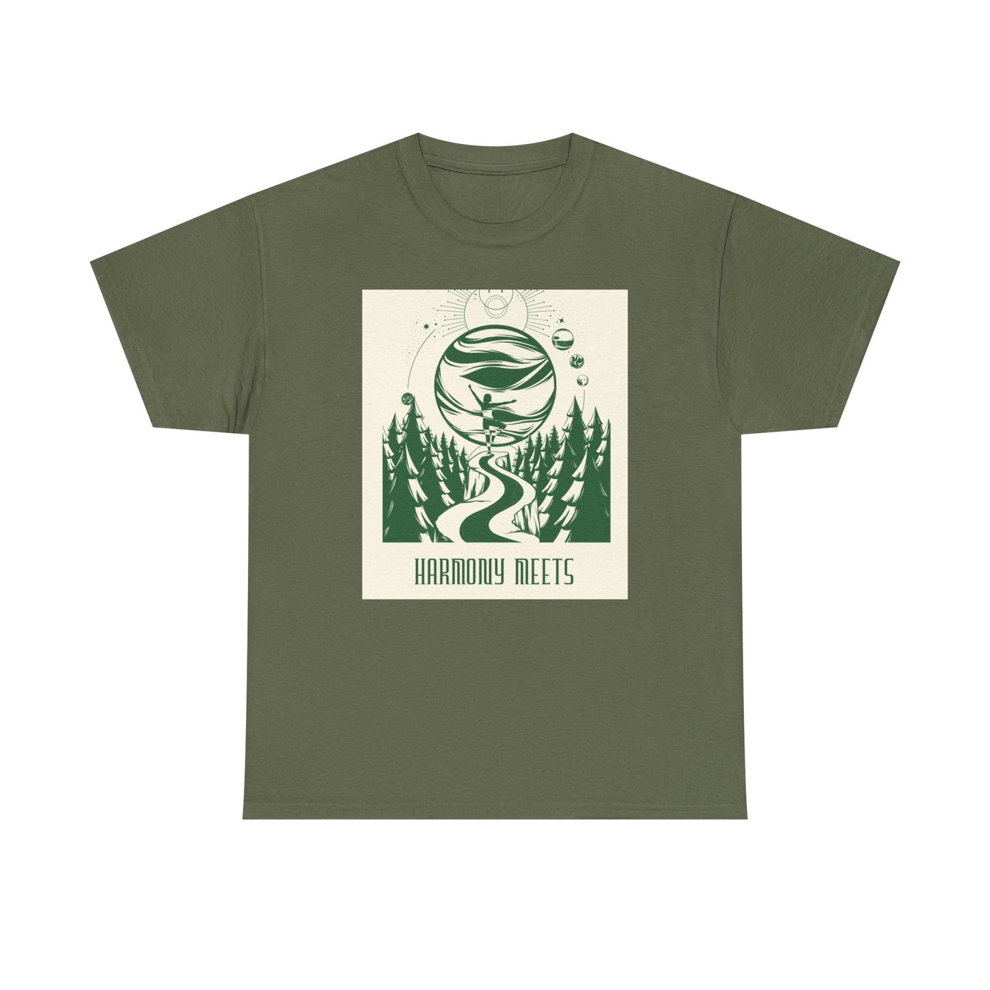 Nature-Inspired Harmony Tee | Unisex Heavy Cotton T-Shirt for Outdoor Lovers, Gifts for Friends, Eco-Conscious Apparel, Camping Gear, [...]
