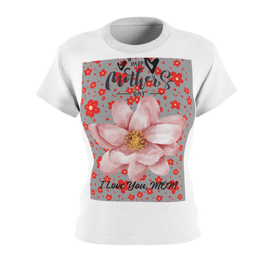 Mother's Day Floral Tee - I Love You Mom