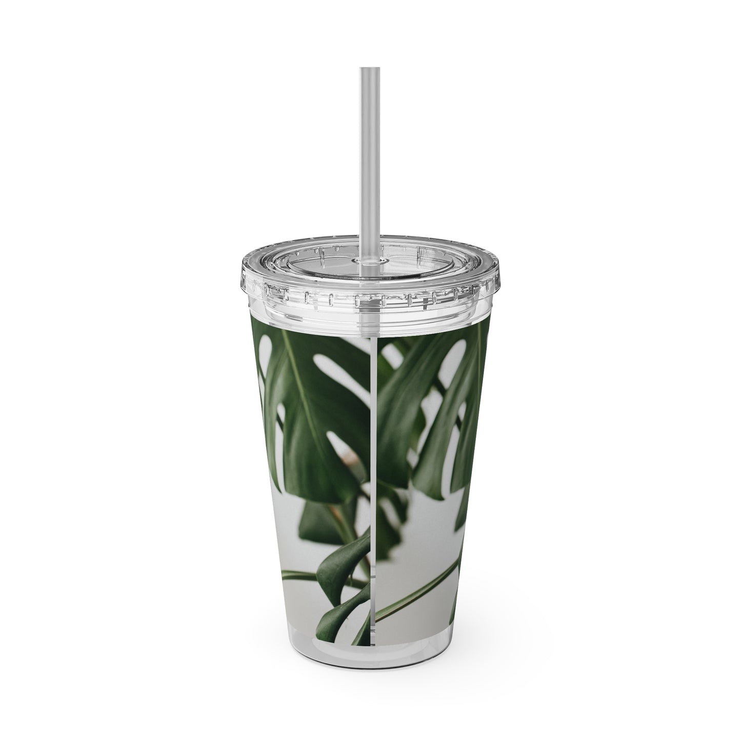 Sunsplash Tumbler with Straw, 16oz | Tropical Drinkware, Eco-Friendly Travel Cup, Summer Party Tumbler, Plant Lover Gift, Reusable [...]