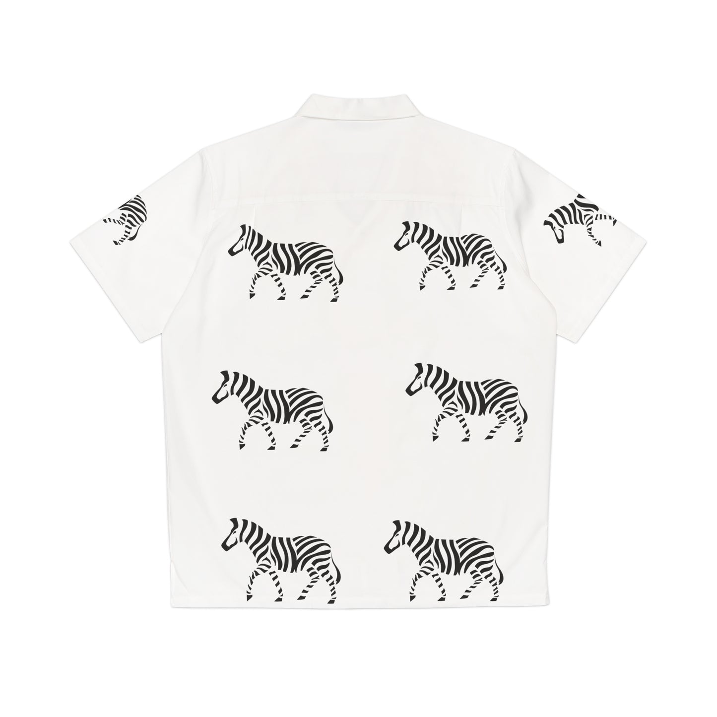 ‘Zebra’ Men's Hawaiian Polo Shirt (AOP)