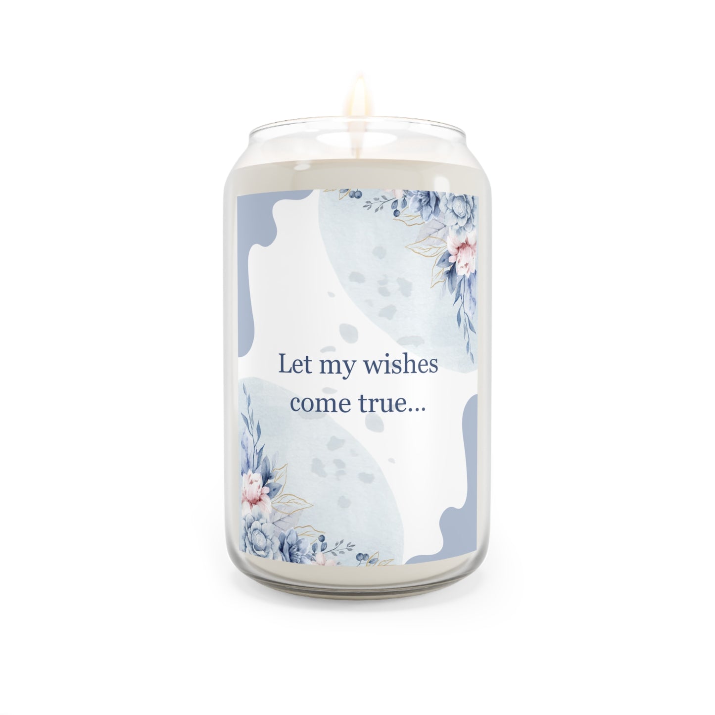 ‘Let my wishes come true’ Scented Candle, 13.75oz