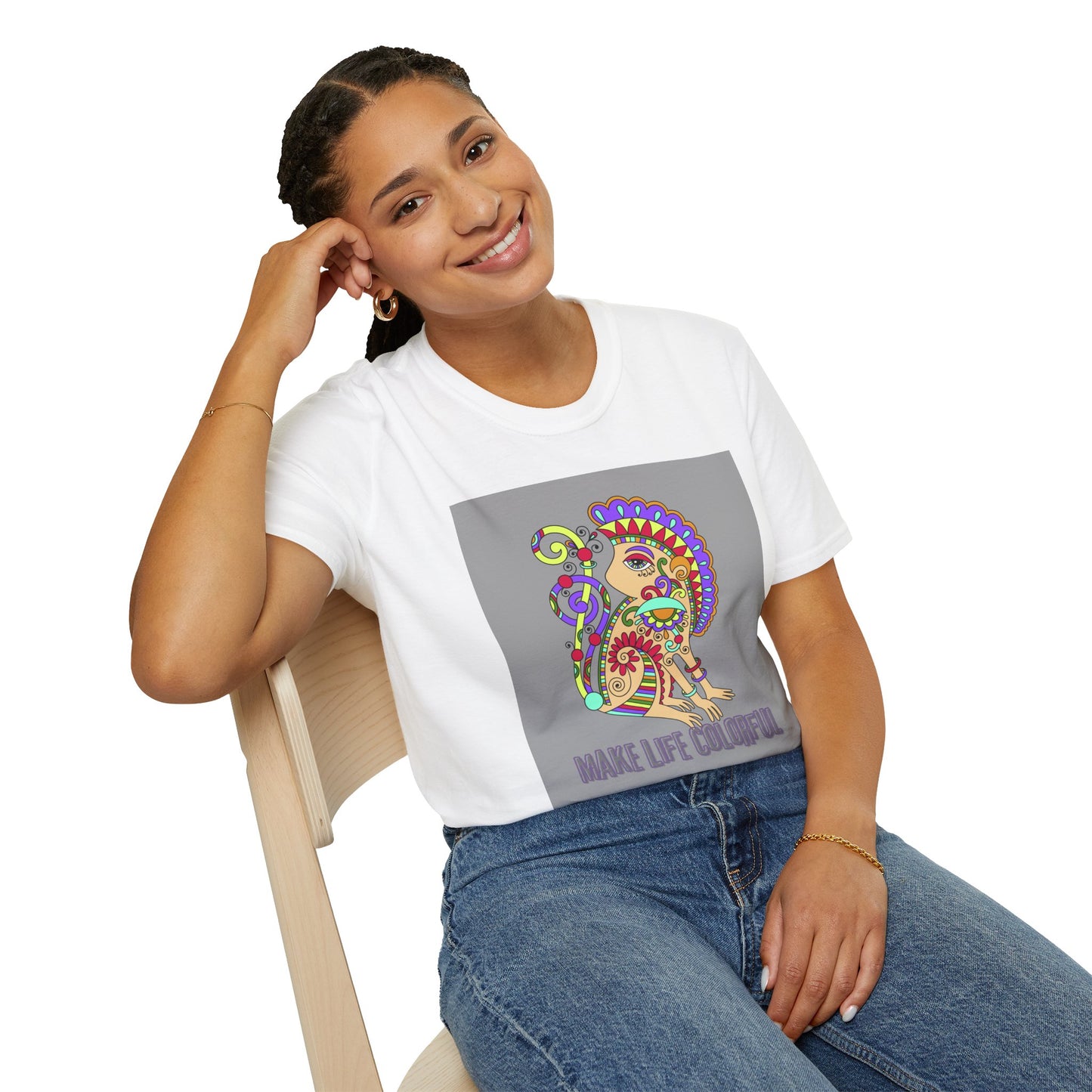 Colorful Life Unisex T-Shirt - Make Life Colorful Design