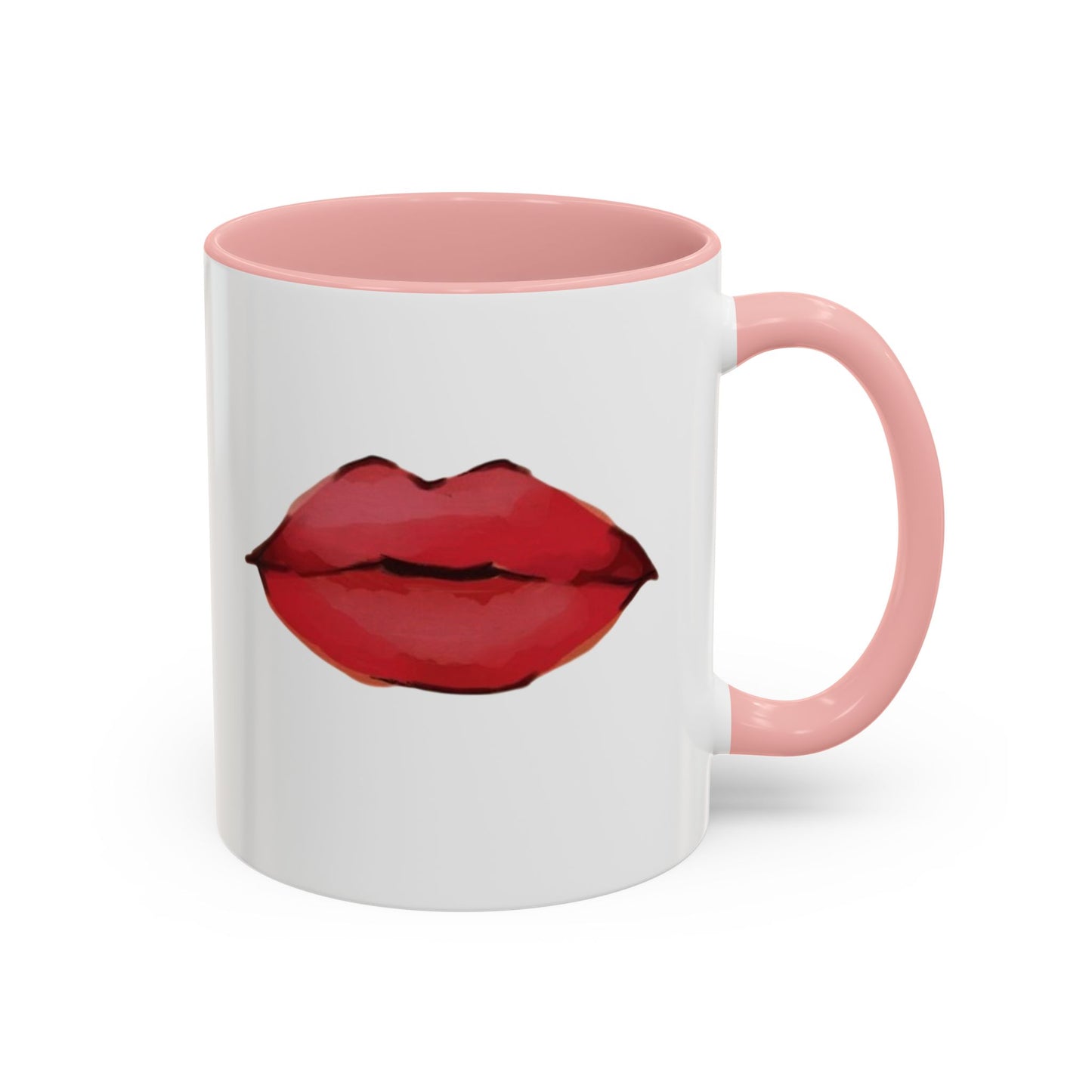 ‘Red Lips’ Accent Coffee Mug (11, 15oz)