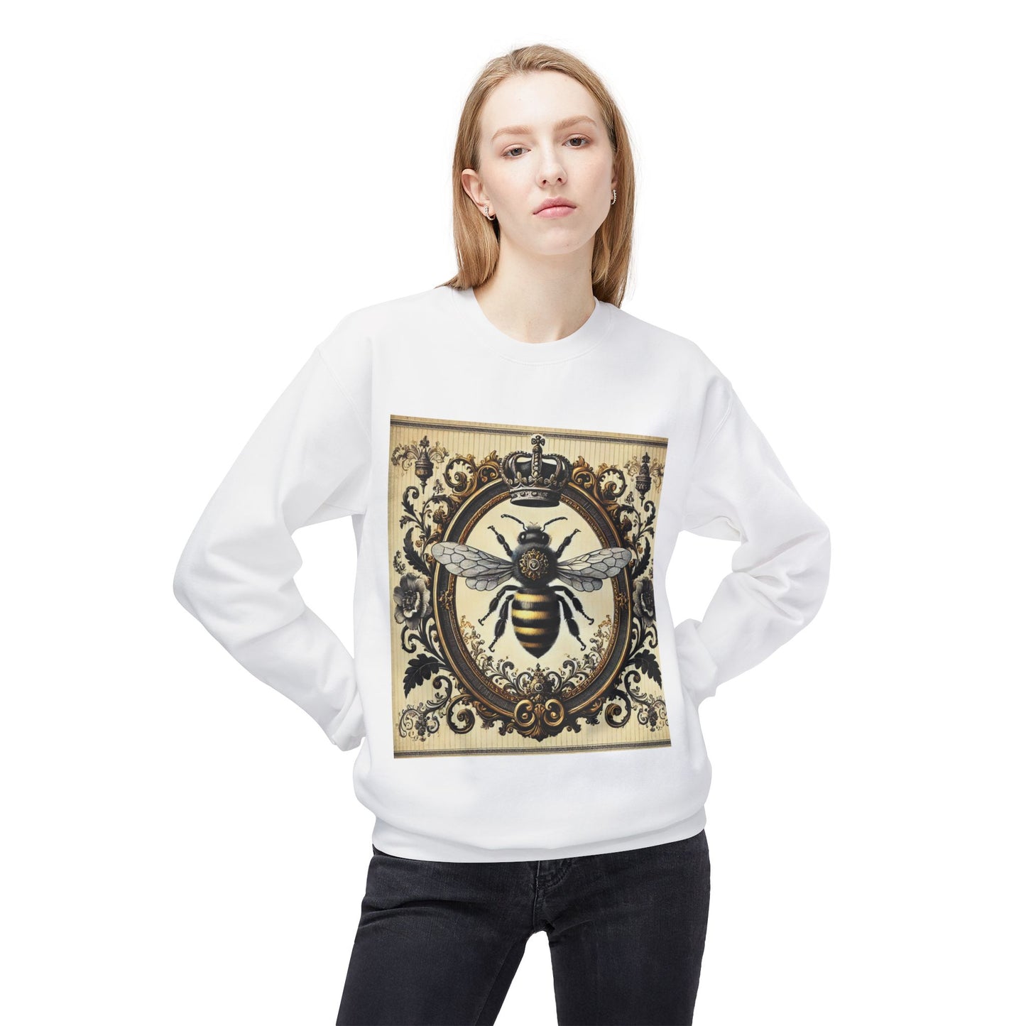 Copy of ‘Queen Bee’ Unisex Midweight Softstyle Fleece Crewneck Sweatshirt