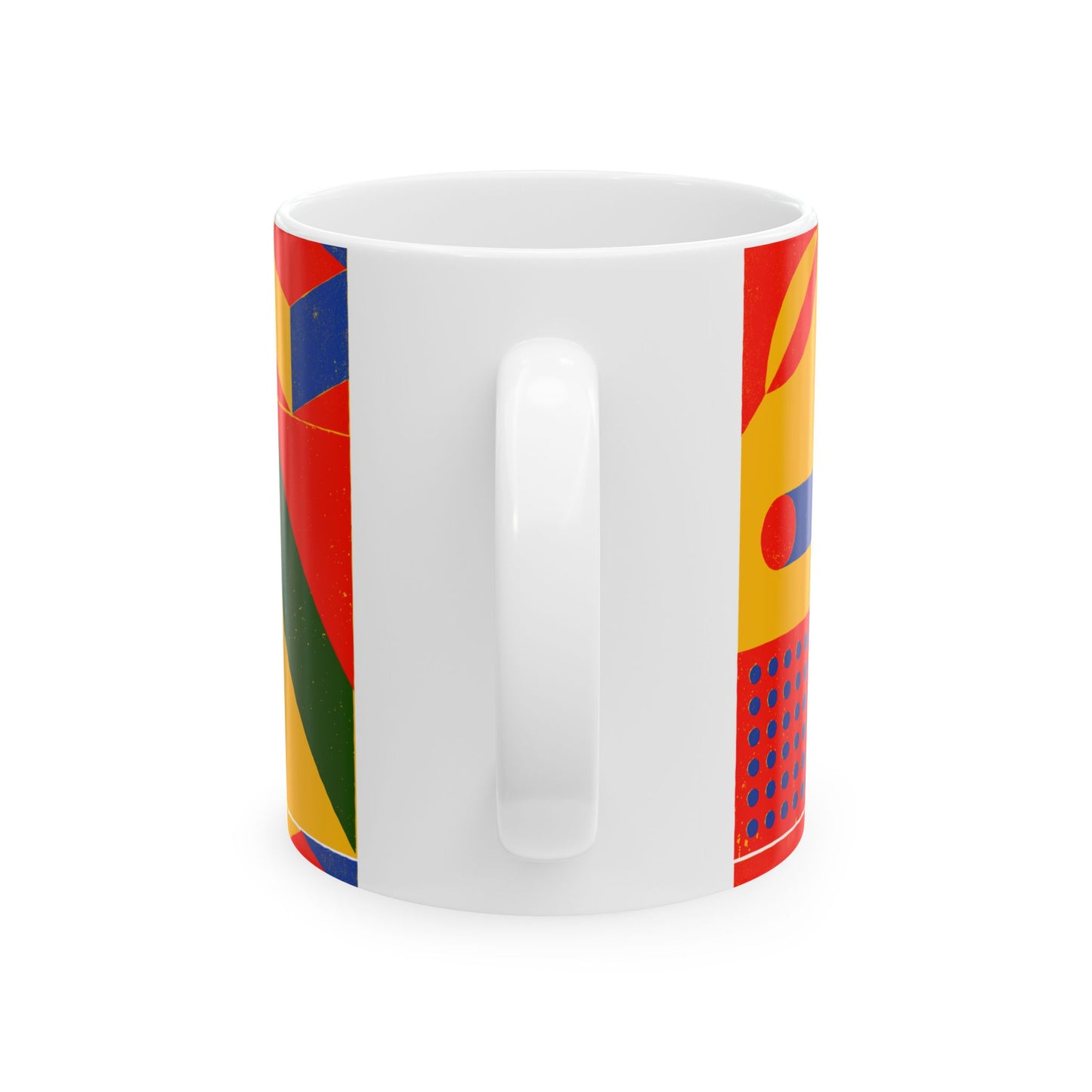 Colourful Pattern’ Ceramic Mug, (11oz, 15oz)