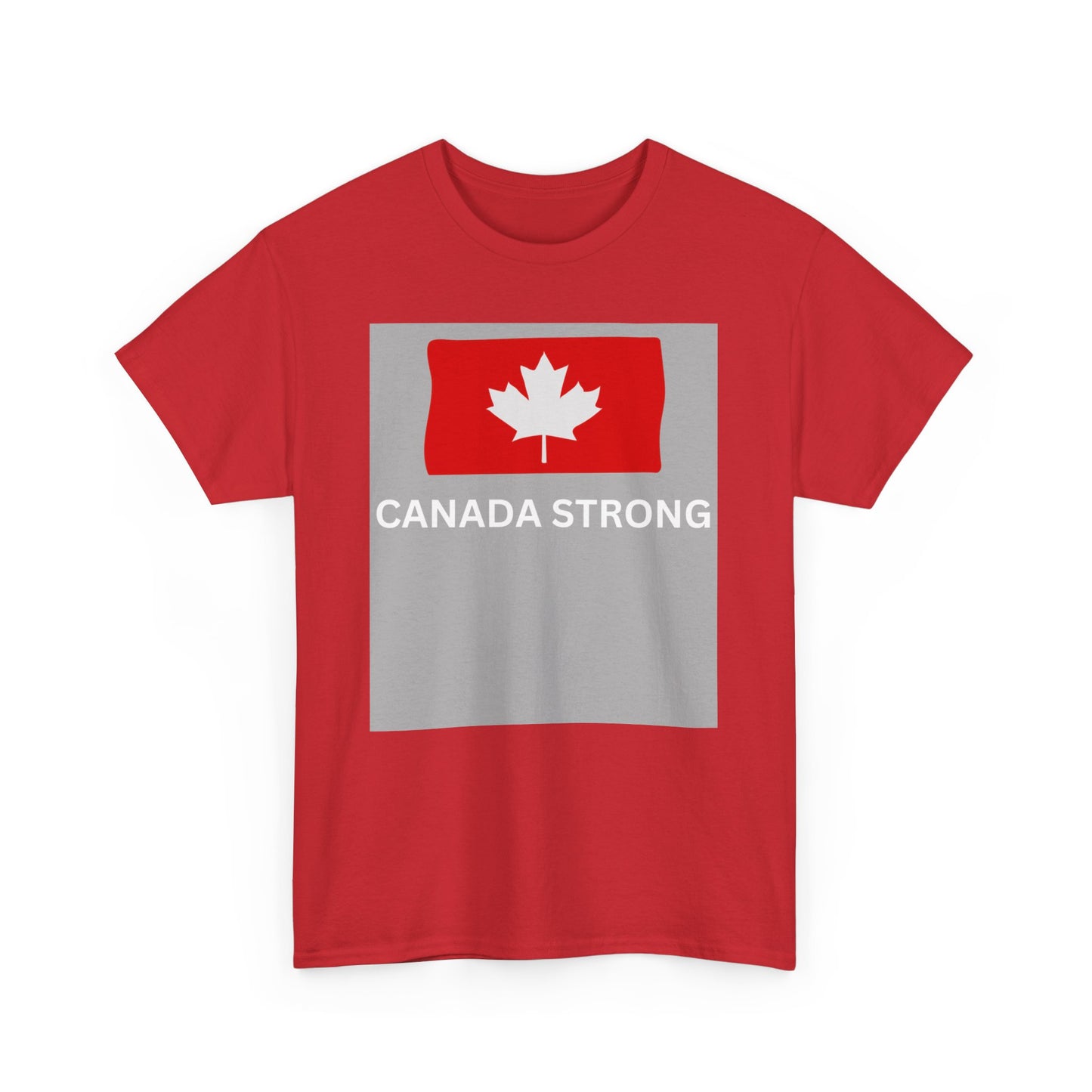 Canada Strong Unisex Heavy Cotton Tee - Celebrate Resilience in Style