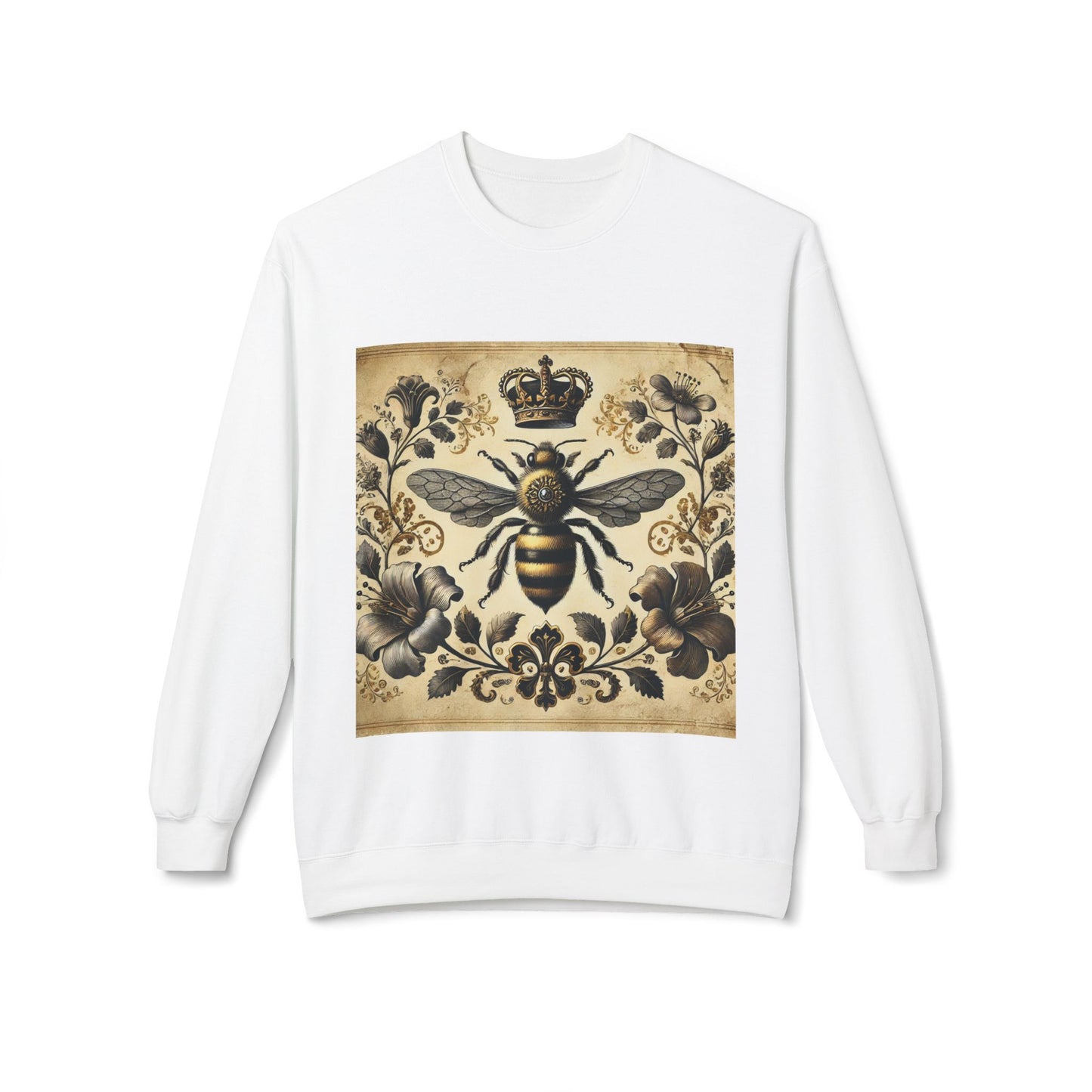 ‘Queen Bee’ Unisex Midweight Softstyle Fleece Crewneck Sweatshirt