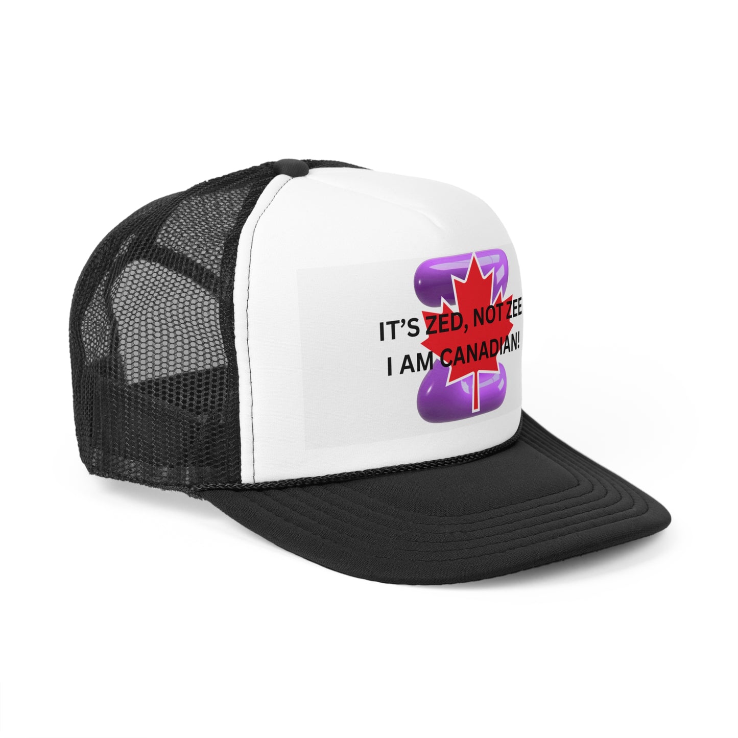 Canadian Humor Trucker Cap - 'It's Zed, Not Zee'