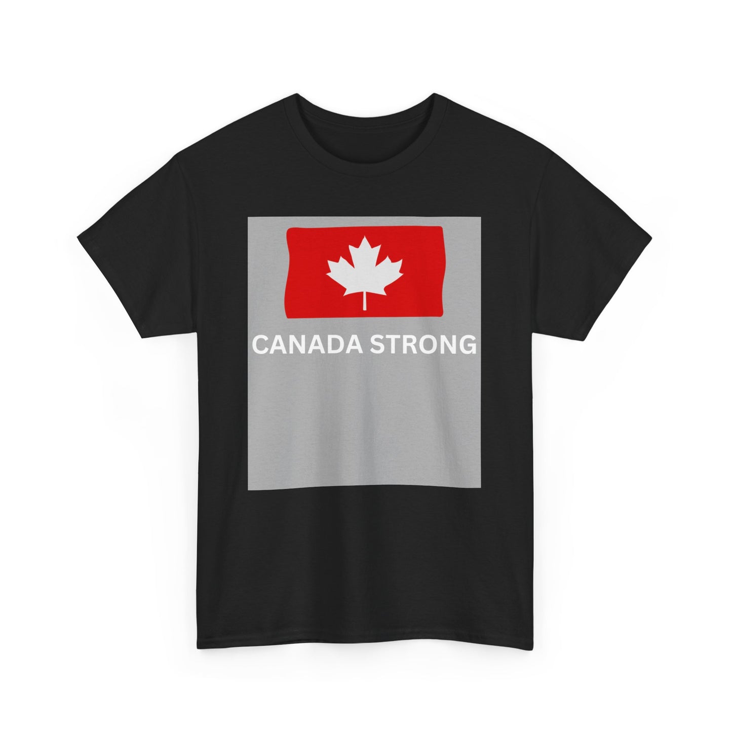 Canada Strong Unisex Heavy Cotton Tee - Celebrate Resilience in Style