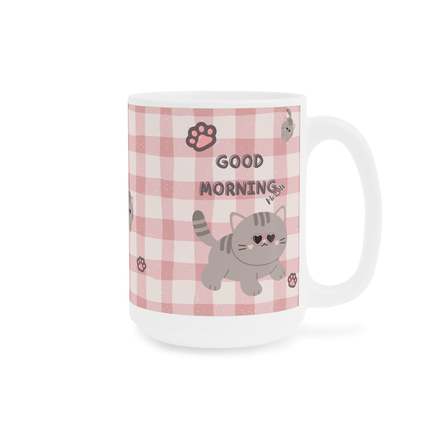 Cute Cat Good Morning Ceramic Mug, Gift for Cat Lovers, Cozy Kitchen Decor, Perfect for Birthdays, Coffee Lover's Gift, Kitty-Themed [...]