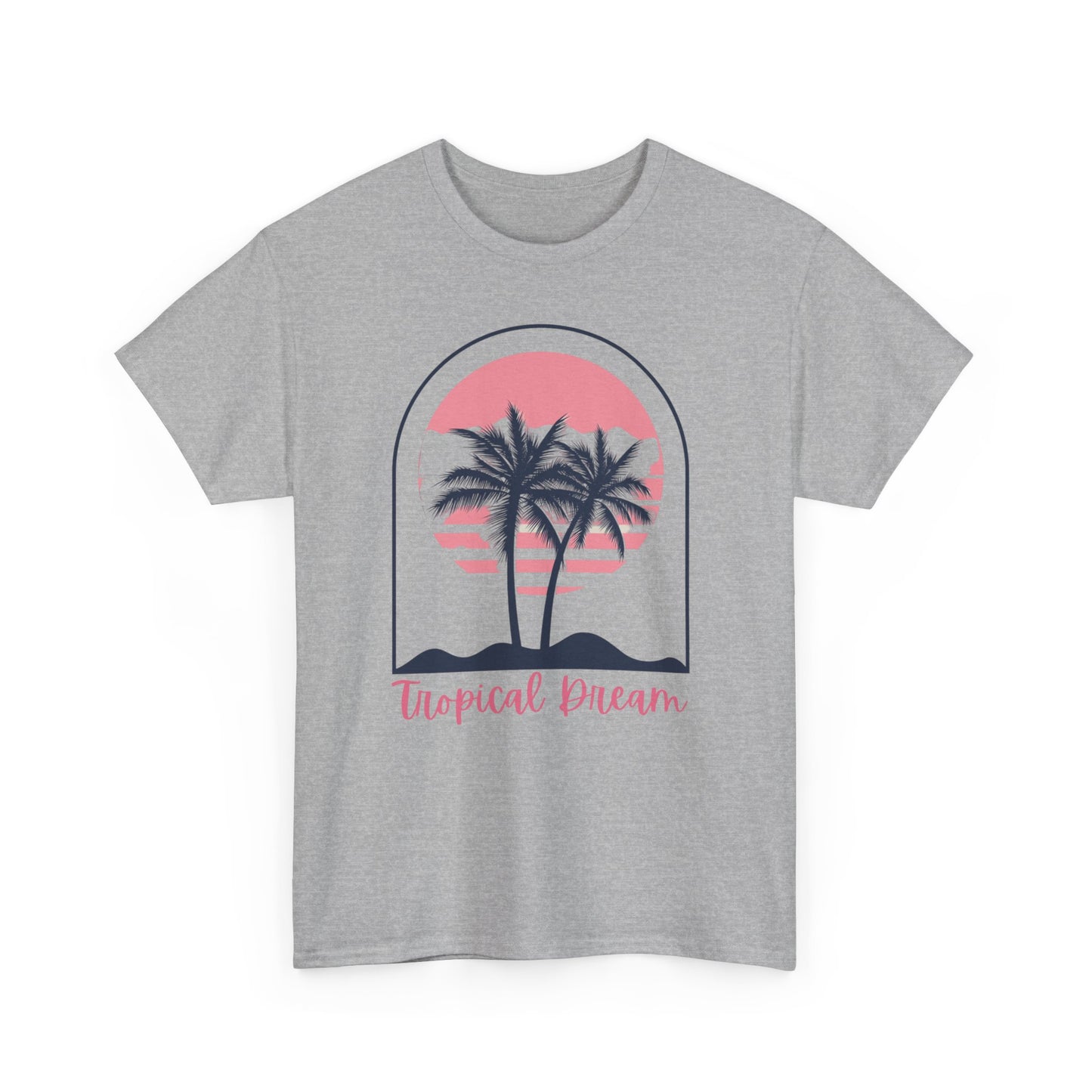 Tropical Dream Tee - Unisex Cotton T-Shirt, Summer Apparel, Beachwear, Vacation Shirt, Casual Outfit