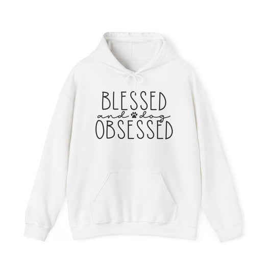 'Blessed & Dog Obsessed' Unisex Heavy Blend™ Hooded Sweatshirt