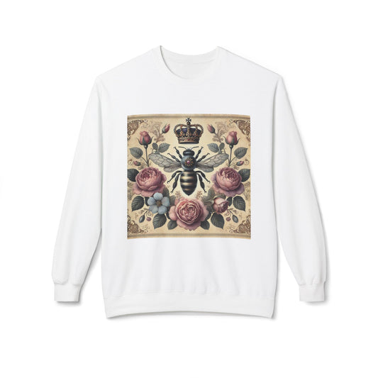 ‘Queen Bee’ Unisex Midweight Softstyle Fleece Crewneck Sweatshirt