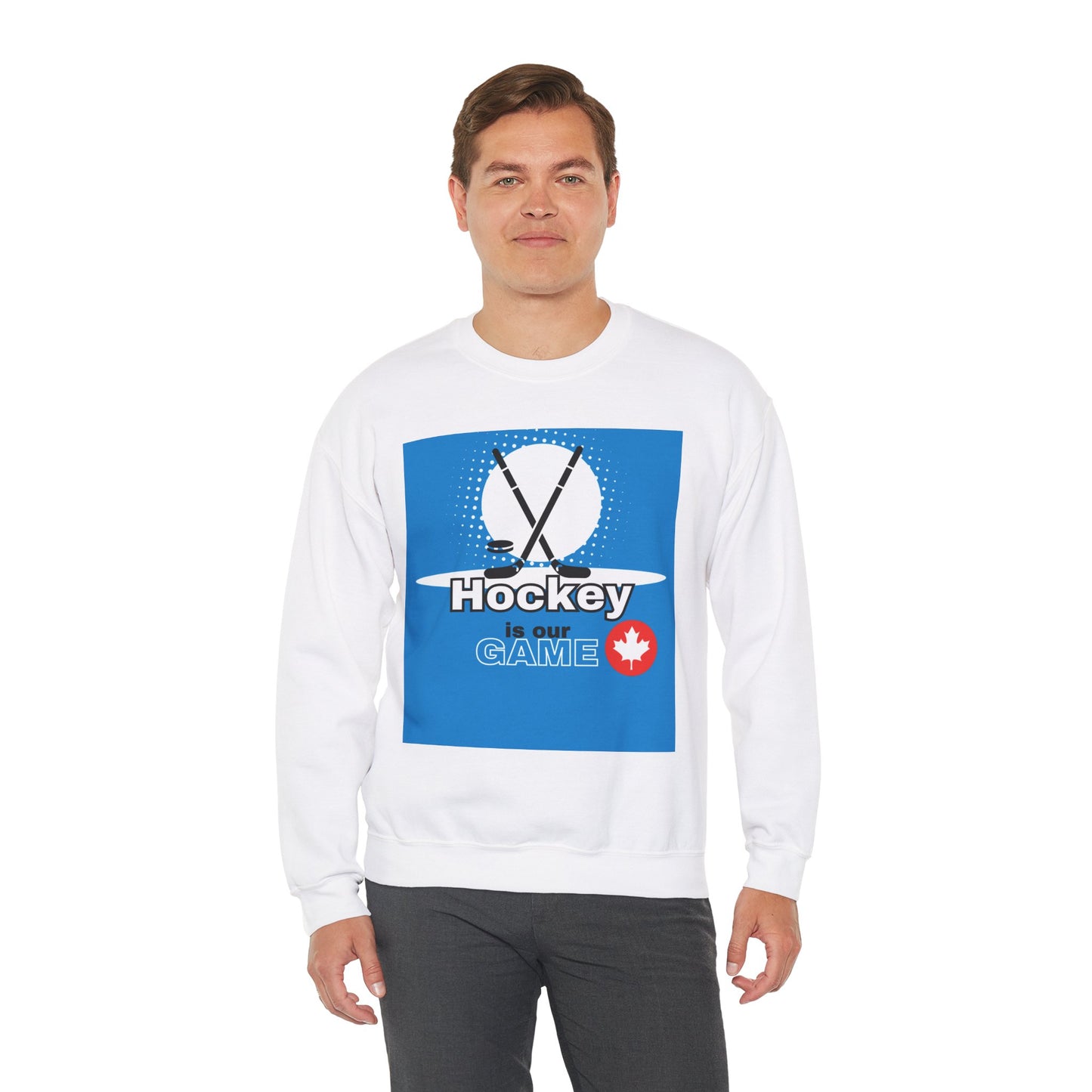 Hockey Is Our Game Unisex Crewneck Sweatshirt