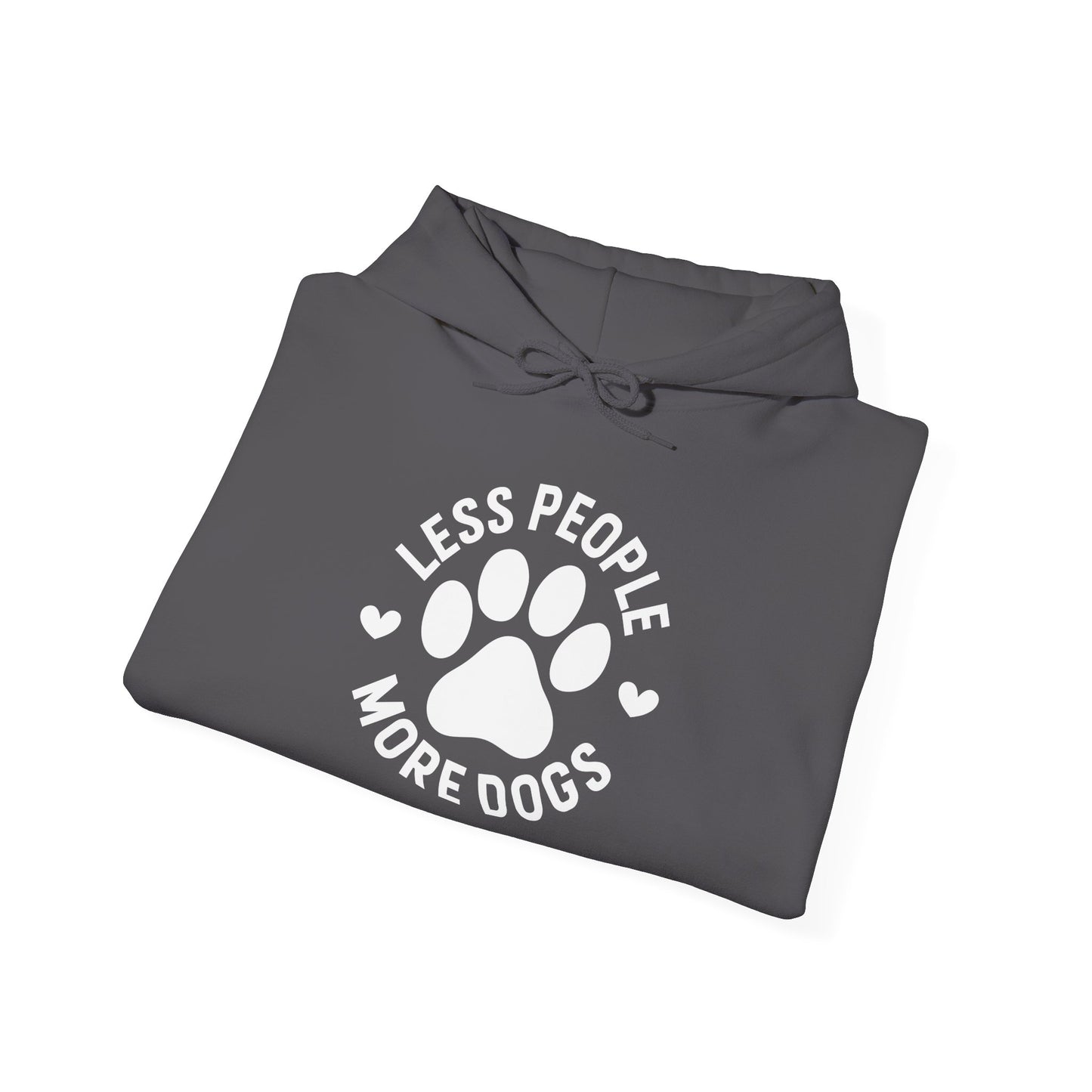 Less people more dogs’ Heavy Blend™ Hooded Sweatshirt