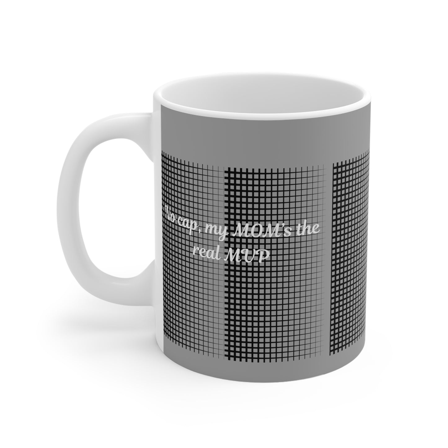 Mom's the Real MVP Ceramic Mug, Gift for Moms, Coffee Mug, Unique Mug, Mother's Day Gift, Inspirational Cup, Custom Mug