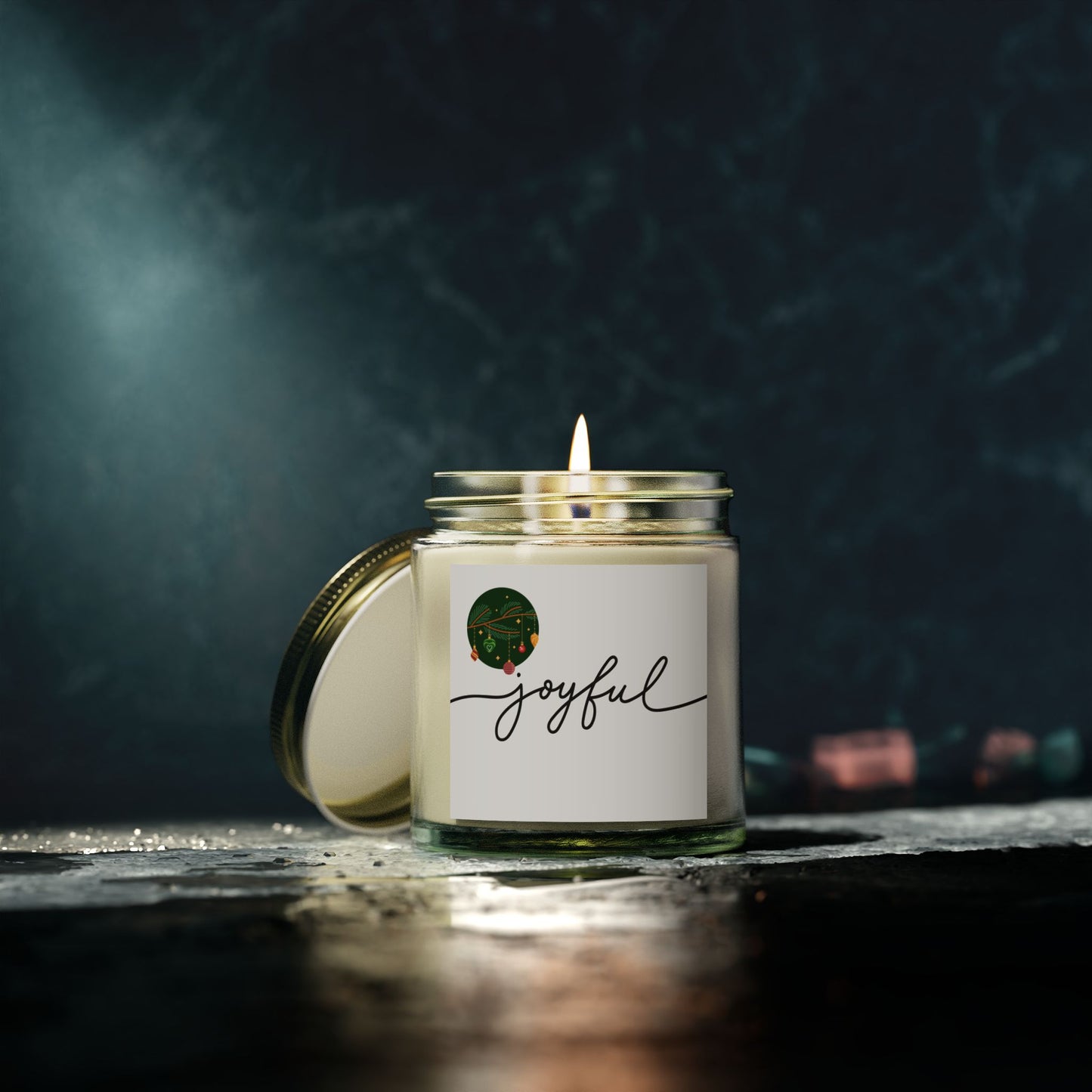 Candles - Joyful Coconut Apricot Scented Candle