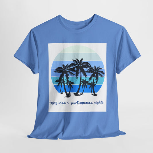 Tropical Vibes Tee, Beach Shirt, Summer Graphic T-Shirt, Vacation Wear, Casual Unisex Top, Relaxation Apparel