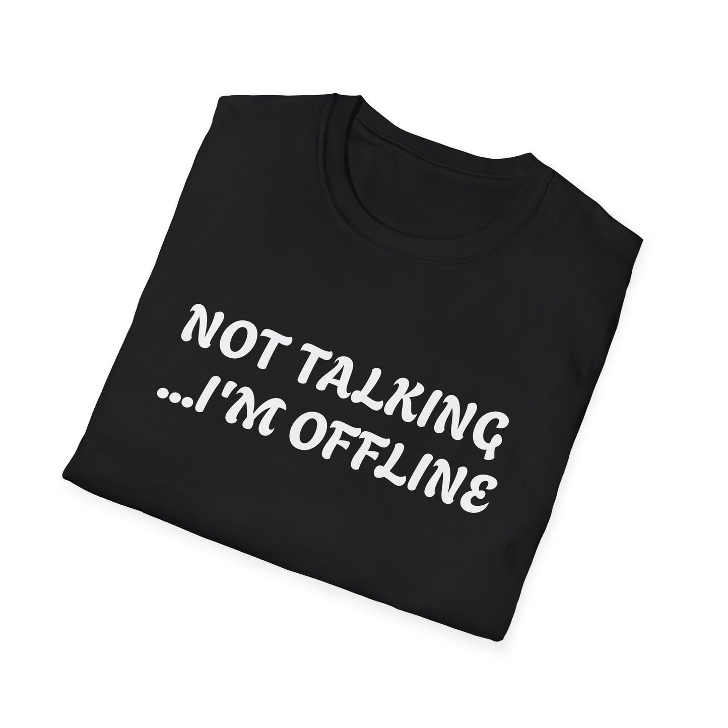 ‘I’M Offline’ Unisex Softstyle Tee