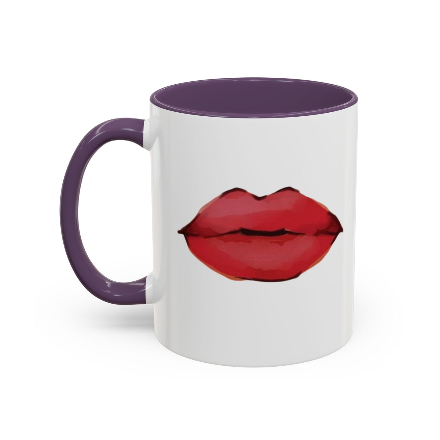 ‘Red Lips’ Accent Coffee Mug (11, 15oz)