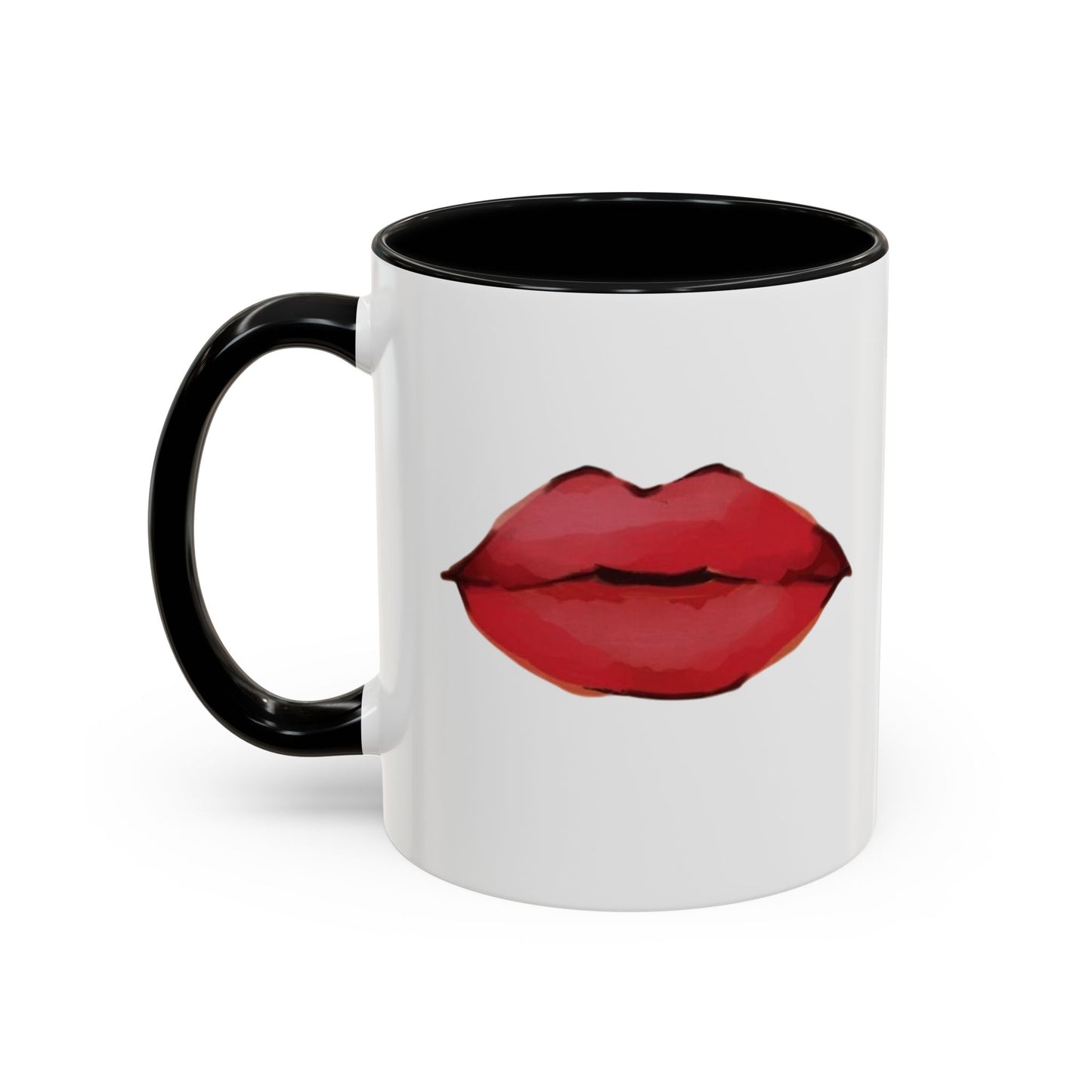 ‘Red Lips’ Accent Coffee Mug (11, 15oz)