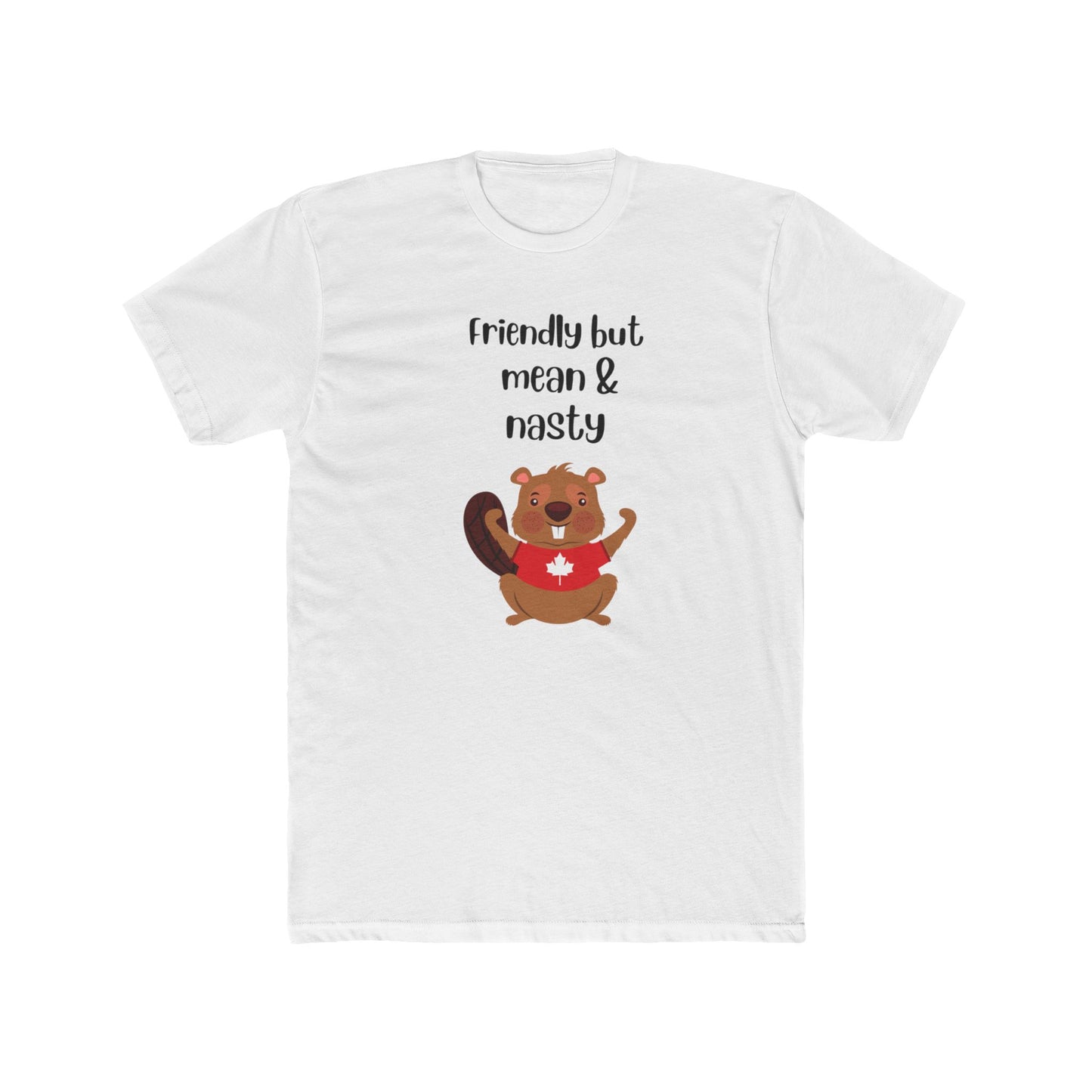 Funny Squirrel Tee - Friendly but Mean & Nasty, Cute Animal Shirt, Gift for Friends, Casual Wear, Birthday Gift, Animal Lover Tee