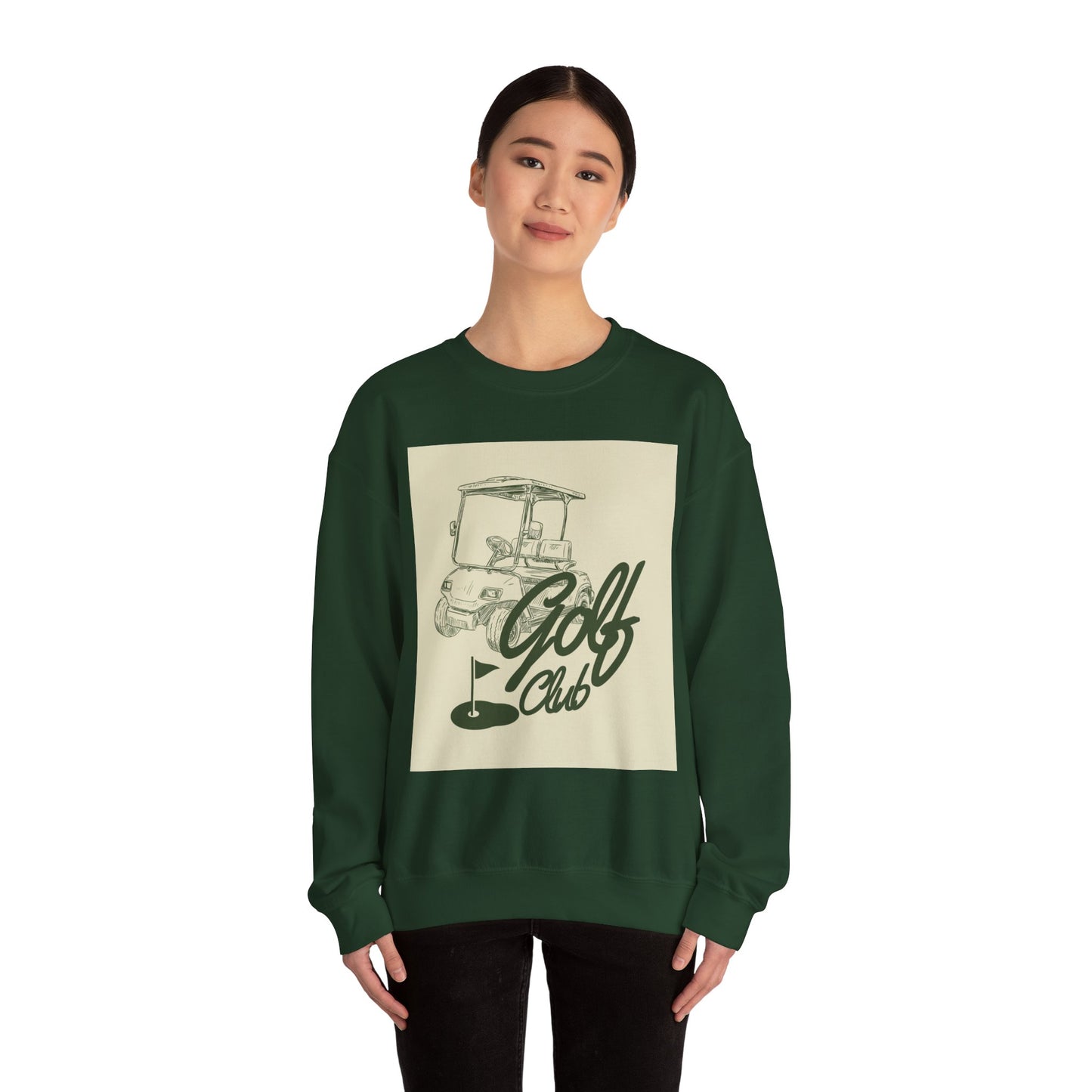 ‘Golf Club’ Unisex Heavy Blend™ Crewneck Sweatshirt