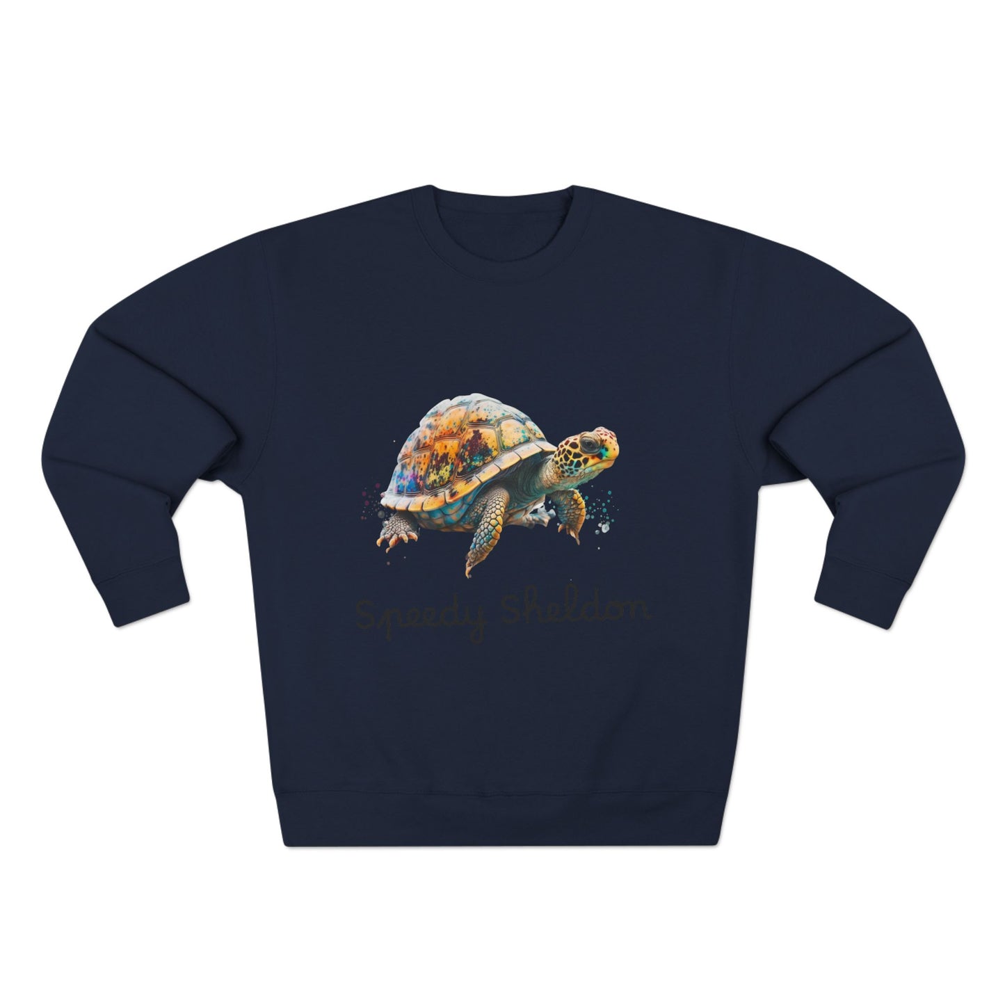 ‘Speedy Sheldon’ Turtle Unisex Crewneck Sweatshirt