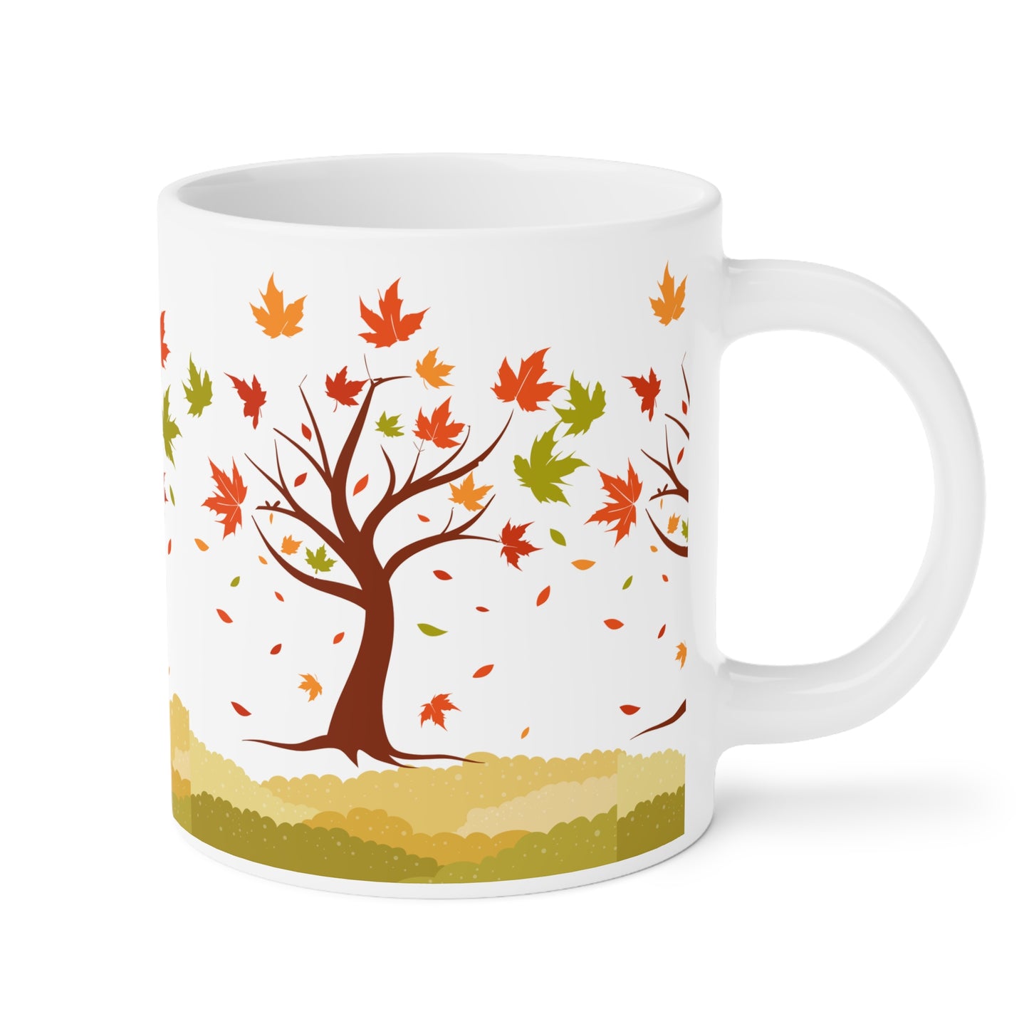 Autumn Leaves Ceramic Mug - Perfect for Cozy Fall Days