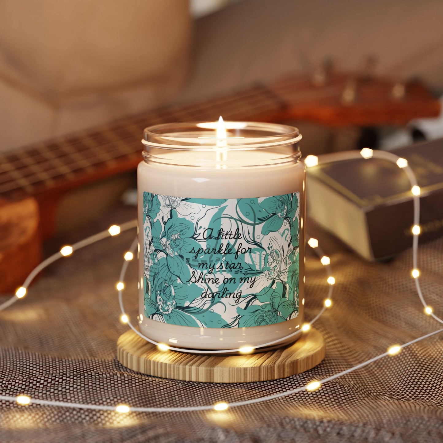 ‘A little Sparkle for my Star, Shine on my Darling’ Soy Candle 9oz