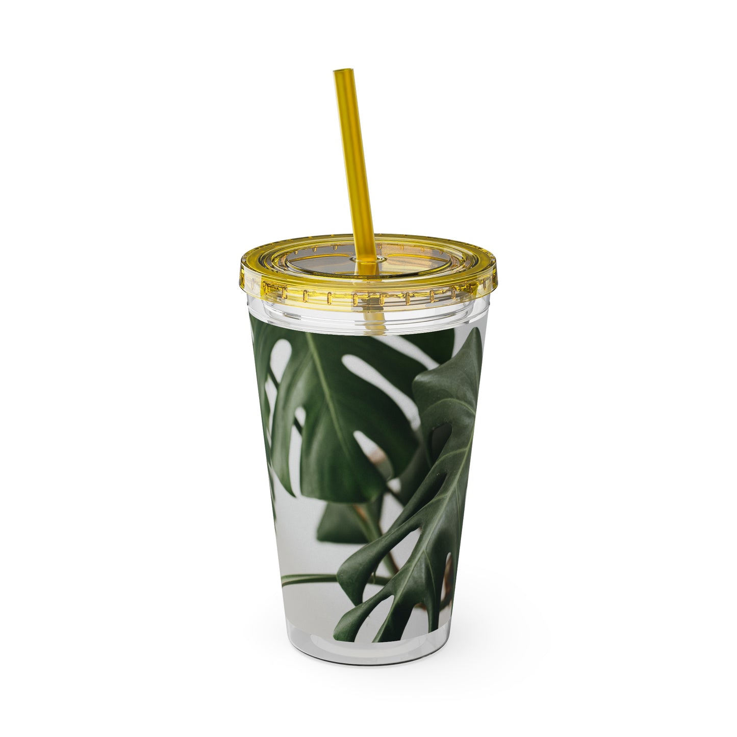 Sunsplash Tumbler with Straw, 16oz | Tropical Drinkware, Eco-Friendly Travel Cup, Summer Party Tumbler, Plant Lover Gift, Reusable [...]