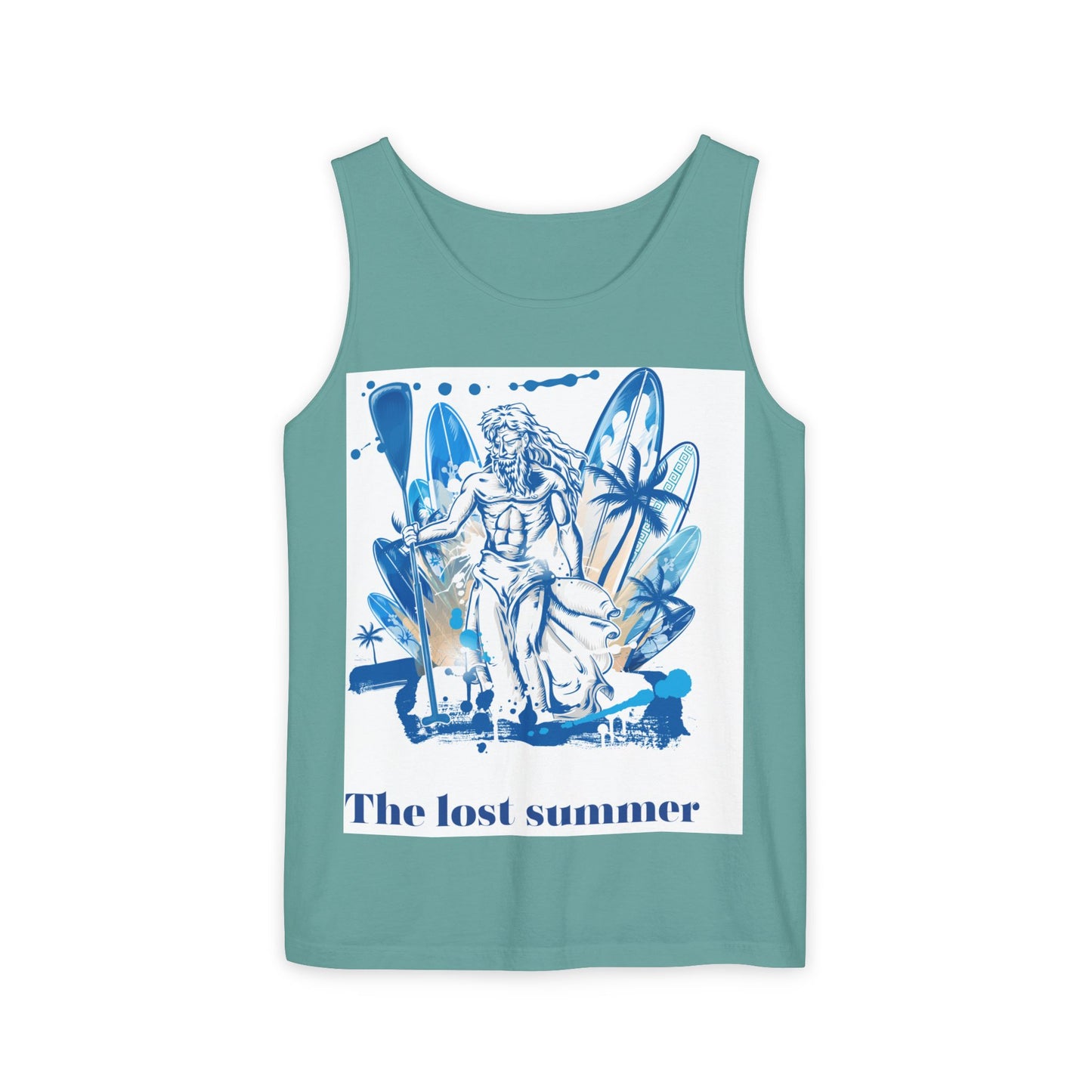Lost Summer Unisex Tank Top, Beach Wear, Summer Vibes, Casual Top, Vacation Apparel, Gift for Friends