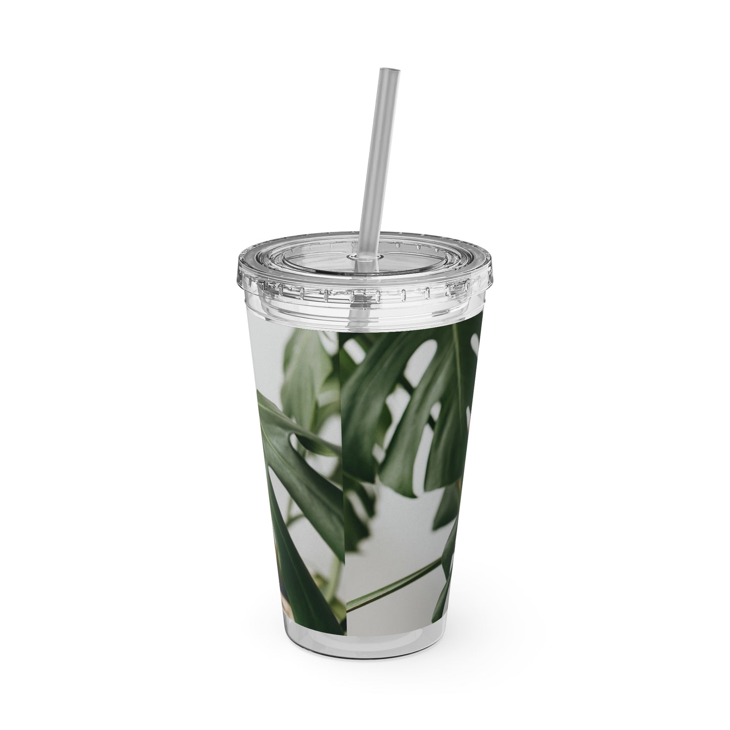 Sunsplash Tumbler with Straw, 16oz | Tropical Drinkware, Eco-Friendly Travel Cup, Summer Party Tumbler, Plant Lover Gift, Reusable [...]