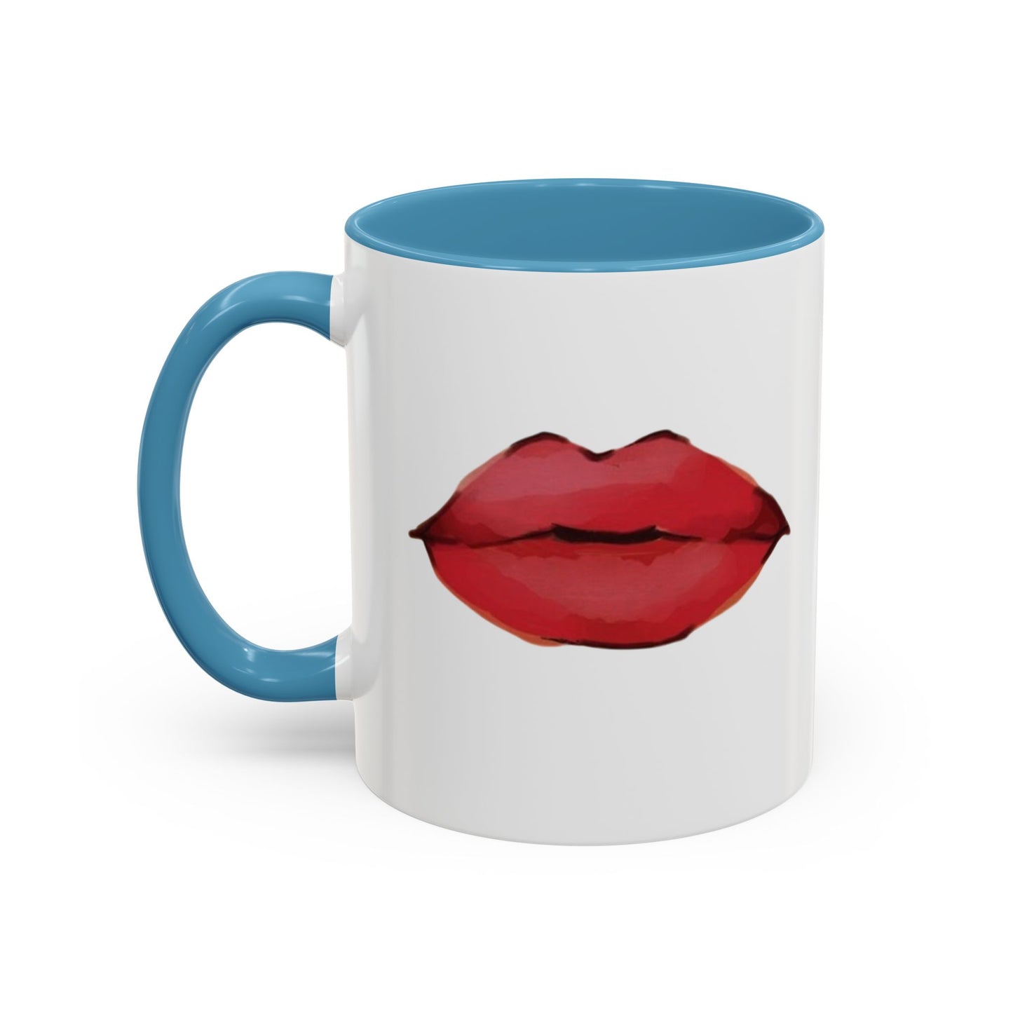 ‘Red Lips’ Accent Coffee Mug (11, 15oz)