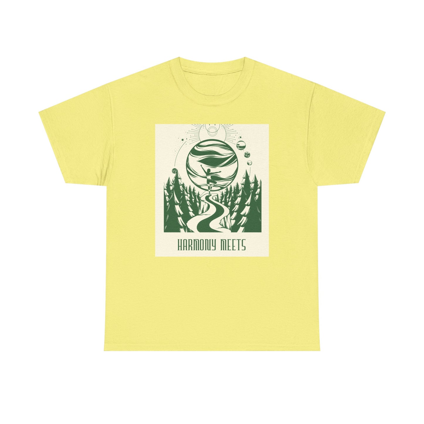 Nature-Inspired Harmony Tee | Unisex Heavy Cotton T-Shirt for Outdoor Lovers, Gifts for Friends, Eco-Conscious Apparel, Camping Gear, [...]