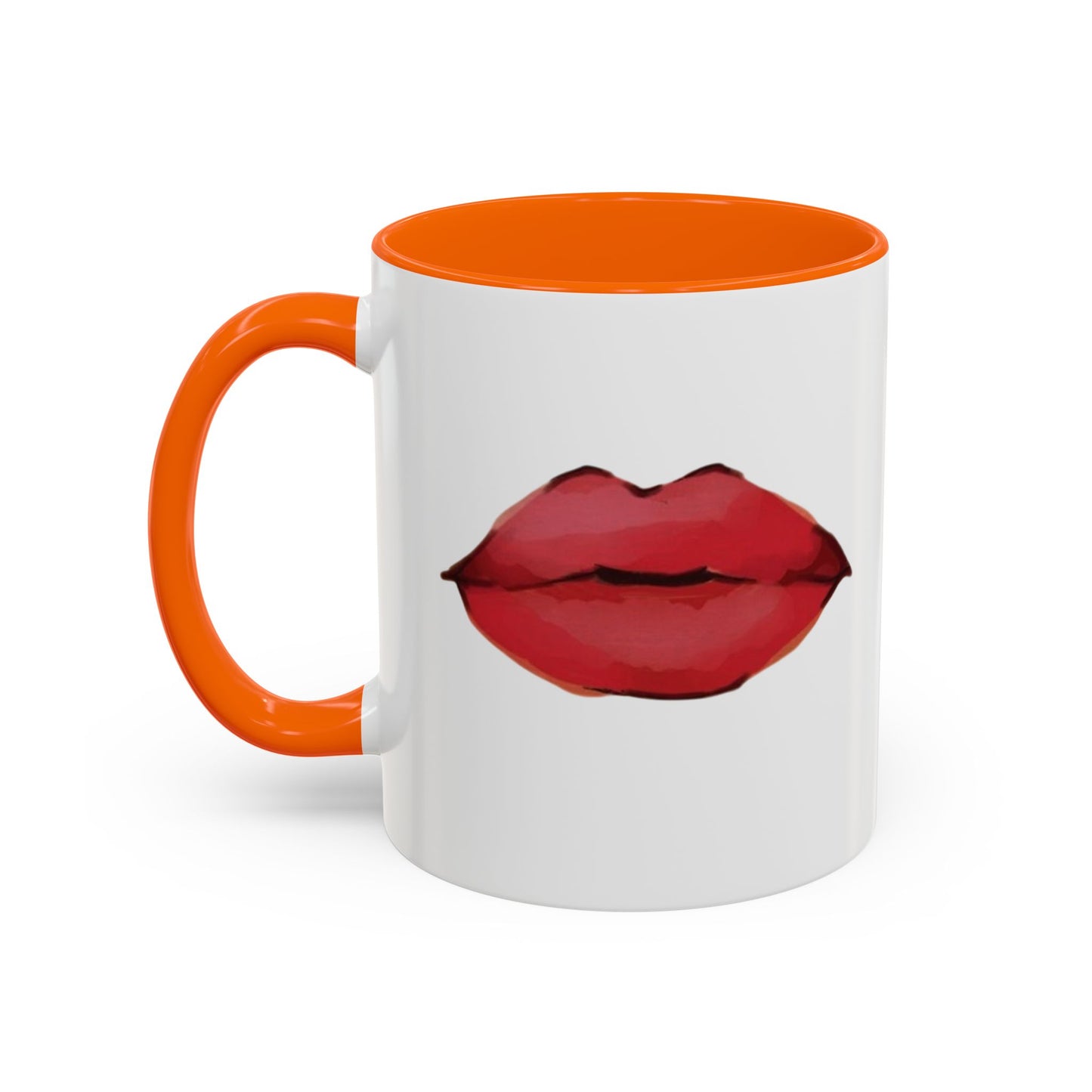 ‘Red Lips’ Accent Coffee Mug (11, 15oz)