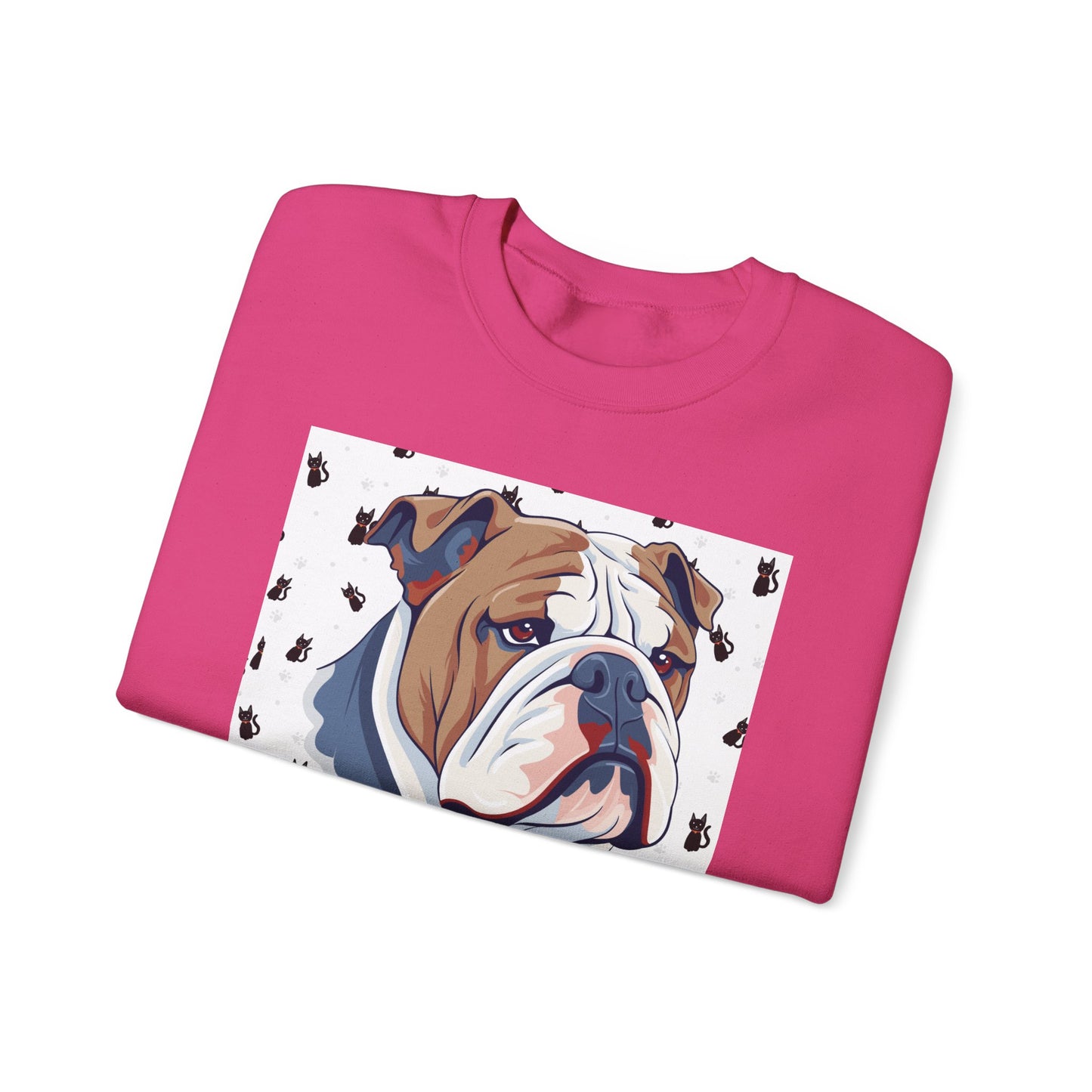 I Miss You Mommy Bulldog Sweatshirt - Unisex Heavy Blend™ Crewneck