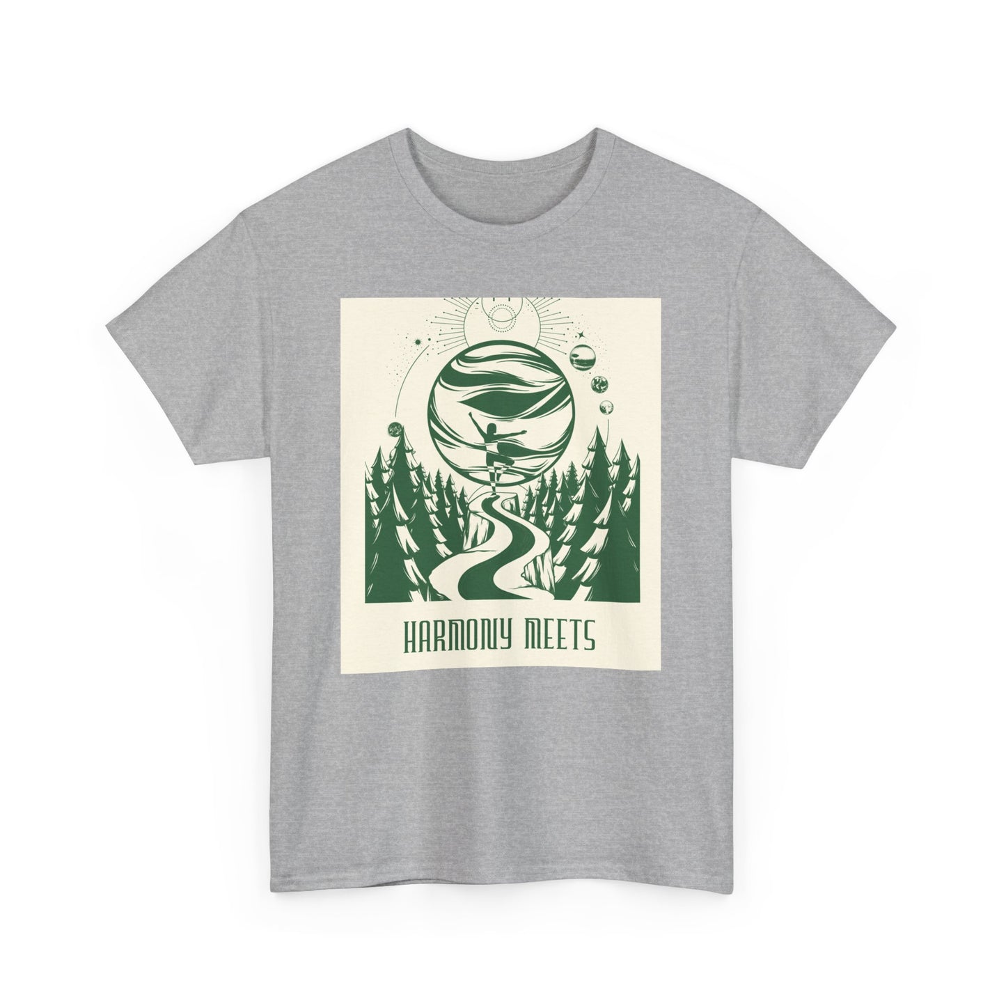 Nature-Inspired Harmony Tee | Unisex Heavy Cotton T-Shirt for Outdoor Lovers, Gifts for Friends, Eco-Conscious Apparel, Camping Gear, [...]