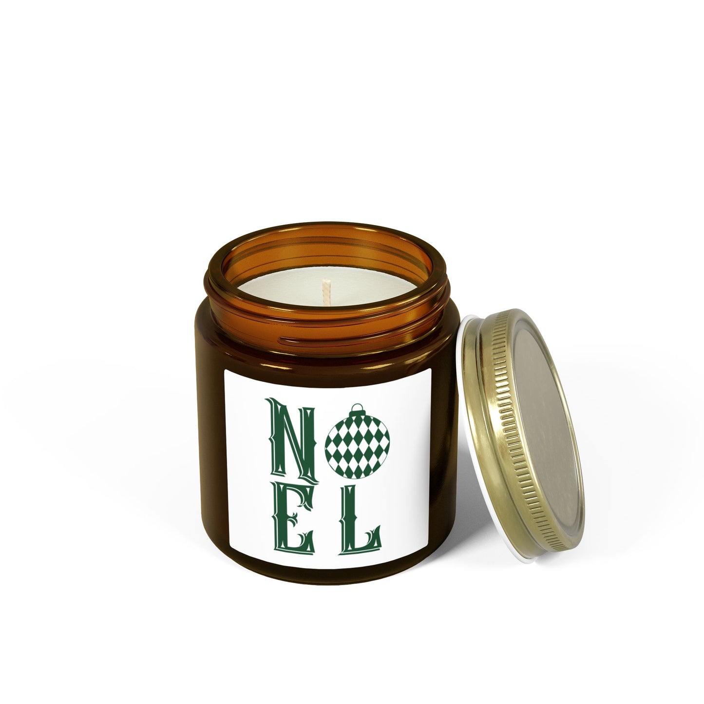 Noel Scented Candles, Coconut Apricot Wax (4oz, 9oz)