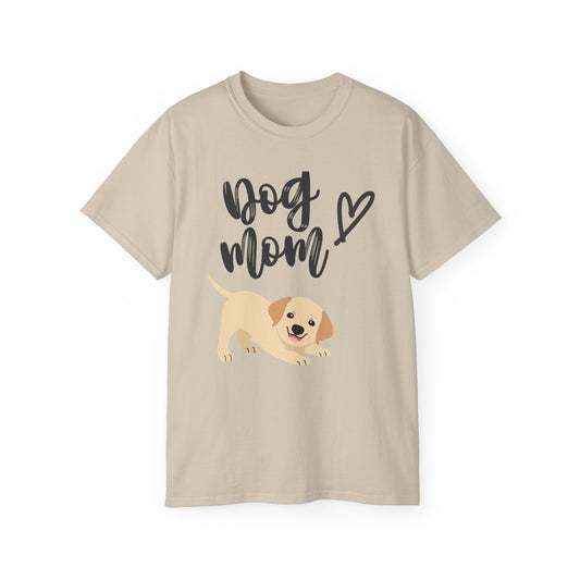 Dog Mom Unisex Ultra Cotton Tee, Pet Lover Gift, Dog Lover Shirt, Casual Summer Top, Cute Animal Tee, Birthday Gift