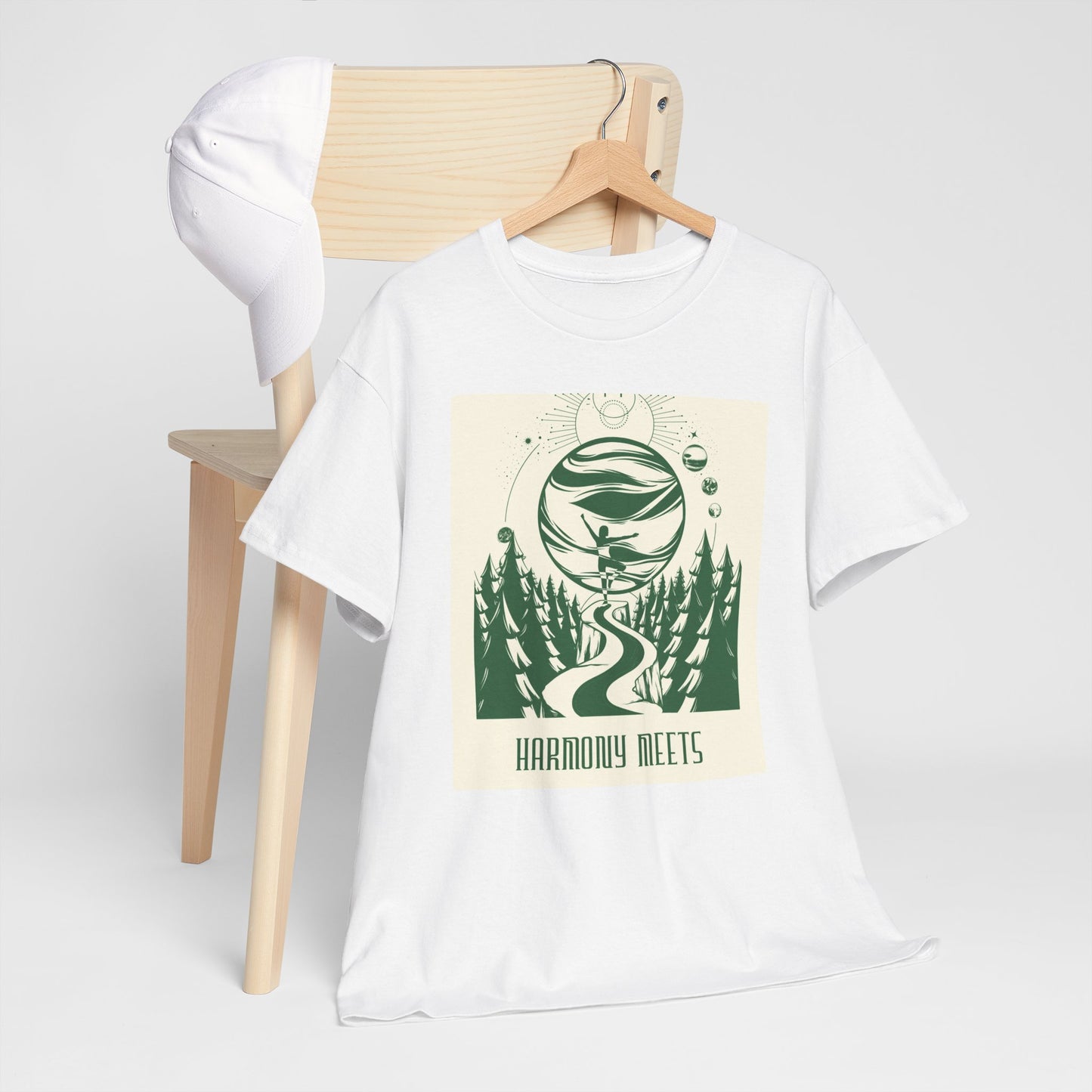 Nature-Inspired Harmony Tee | Unisex Heavy Cotton T-Shirt for Outdoor Lovers, Gifts for Friends, Eco-Conscious Apparel, Camping Gear, [...]