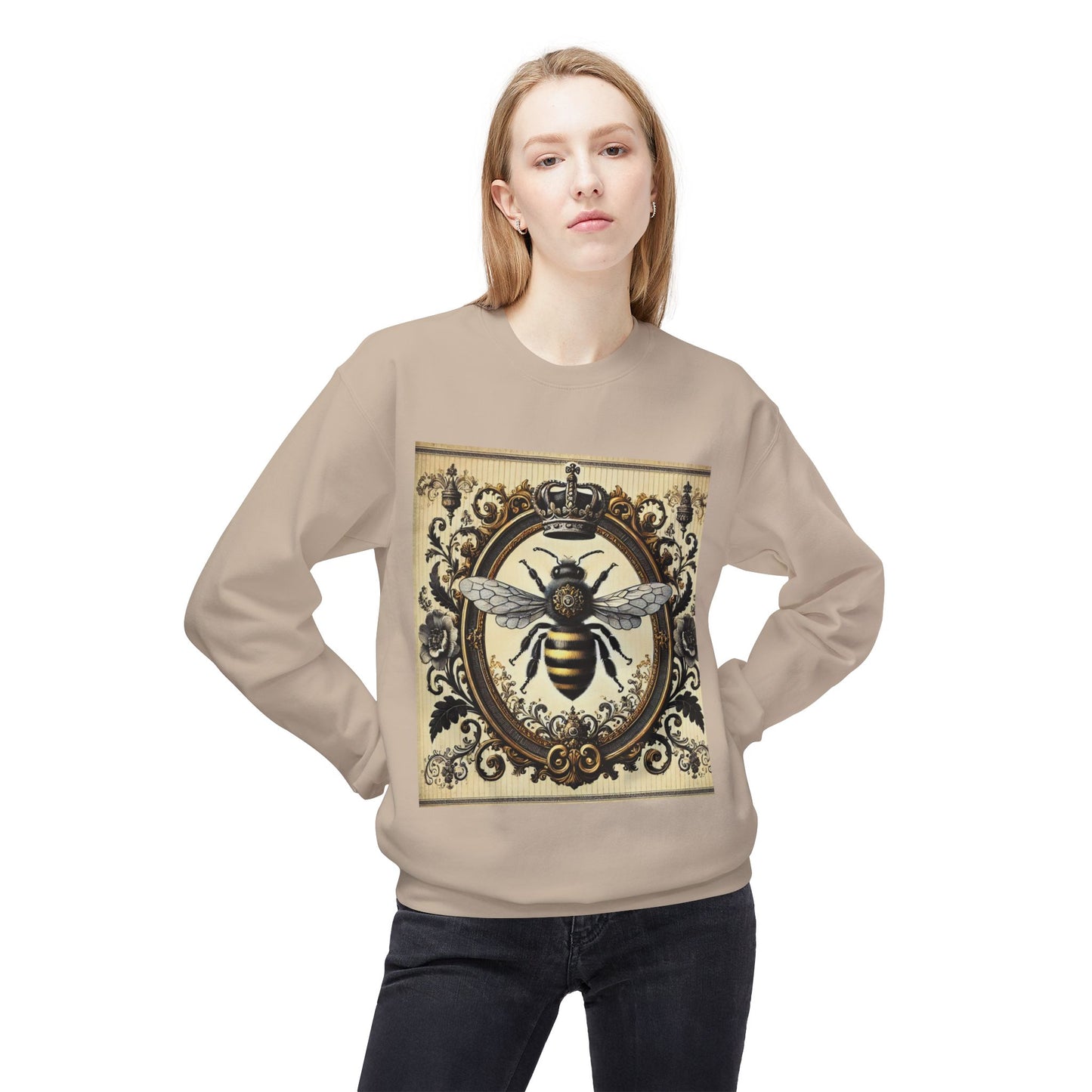 Copy of ‘Queen Bee’ Unisex Midweight Softstyle Fleece Crewneck Sweatshirt