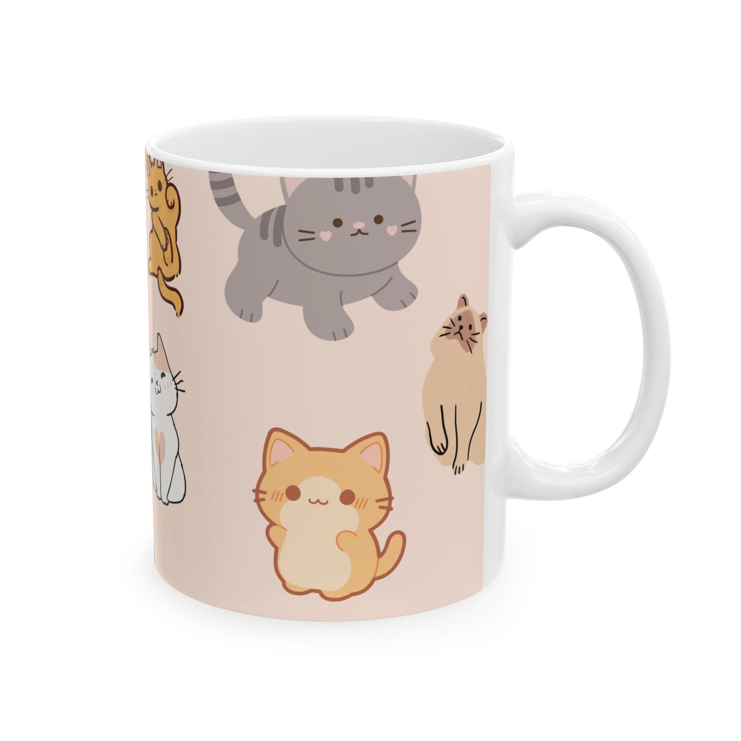 ‘Kitties’ Ceramic Mug, (11oz, 15oz)