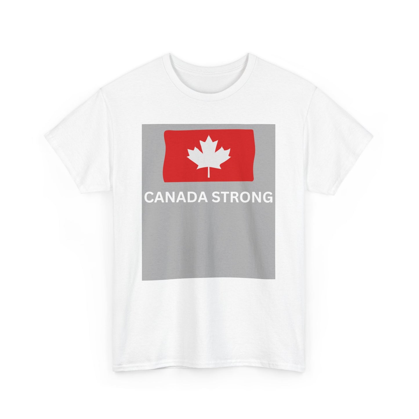 Canada Strong Unisex Heavy Cotton Tee - Celebrate Resilience in Style