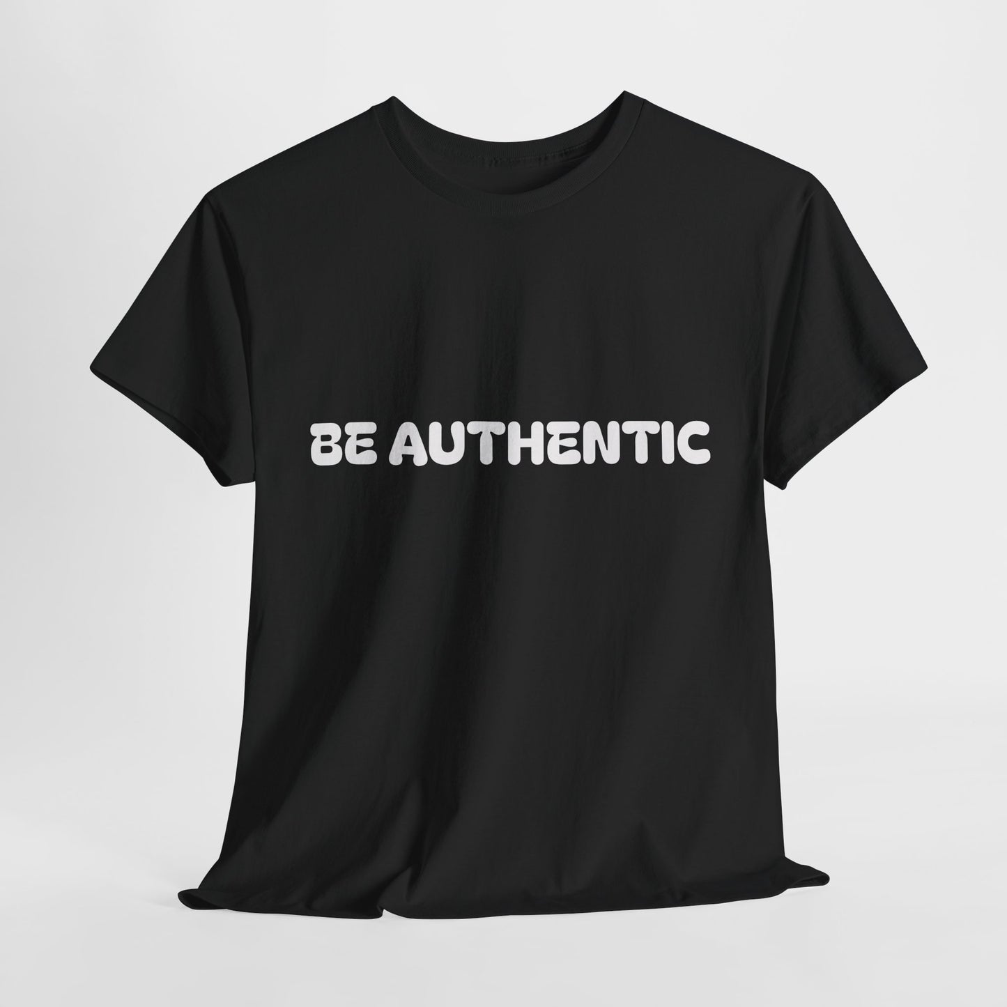 ‘Be Authentic’ Unisex Heavy Cotton Tee