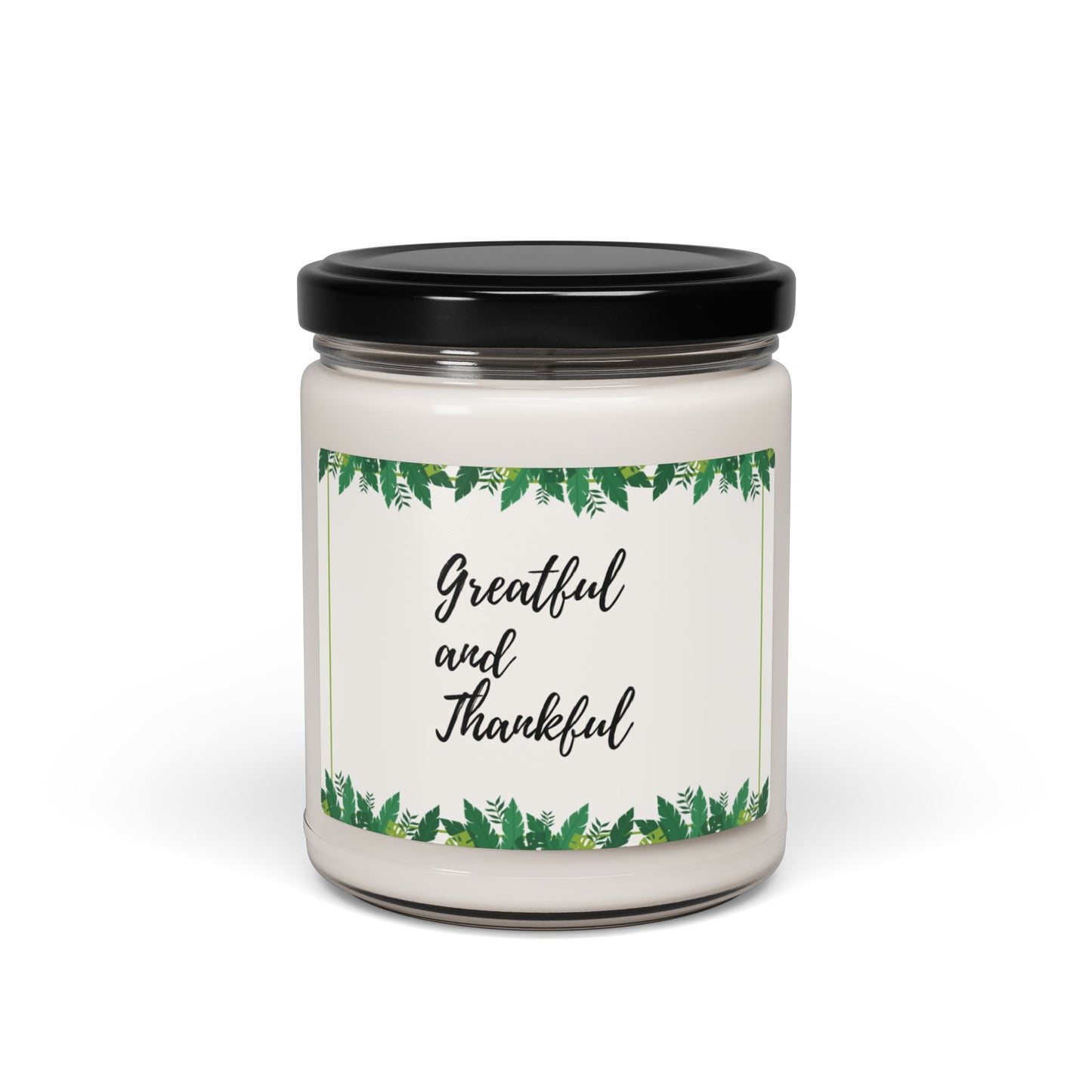 ‘Greatful and Thankful’ Scented Soy Candle, 9oz